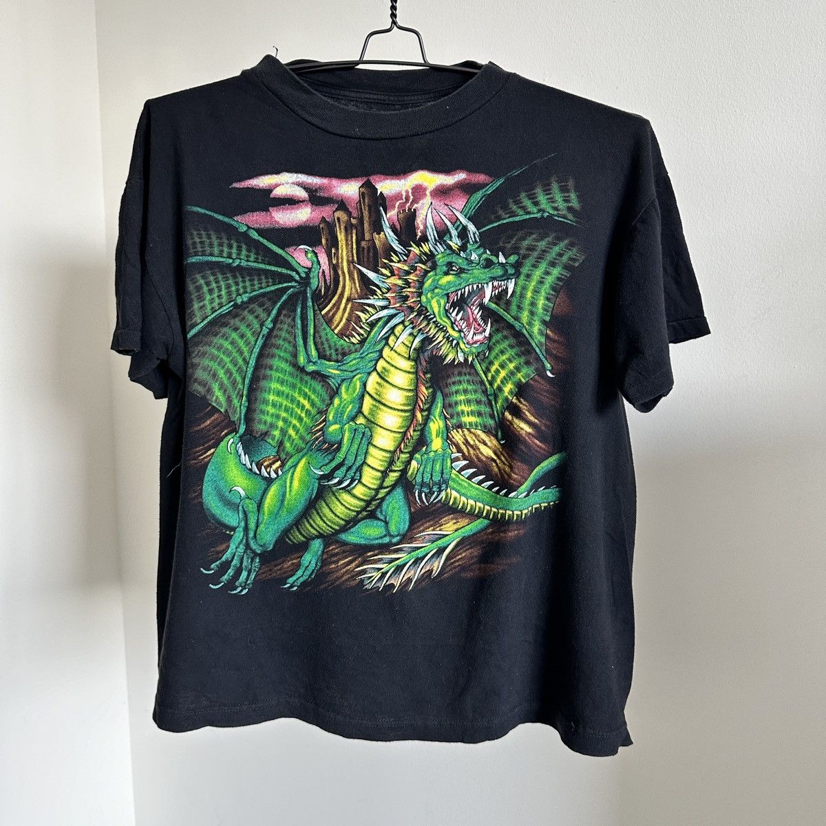 Vintage Vintage American Thunder Dragon T-Shirt Size M Size US M / EU 48-50 / 2 - 2 Thumbnail