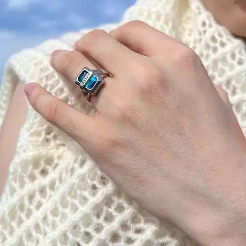 Designer × Vintage Retro punk rings Size ONE SIZE - 2 Thumbnail