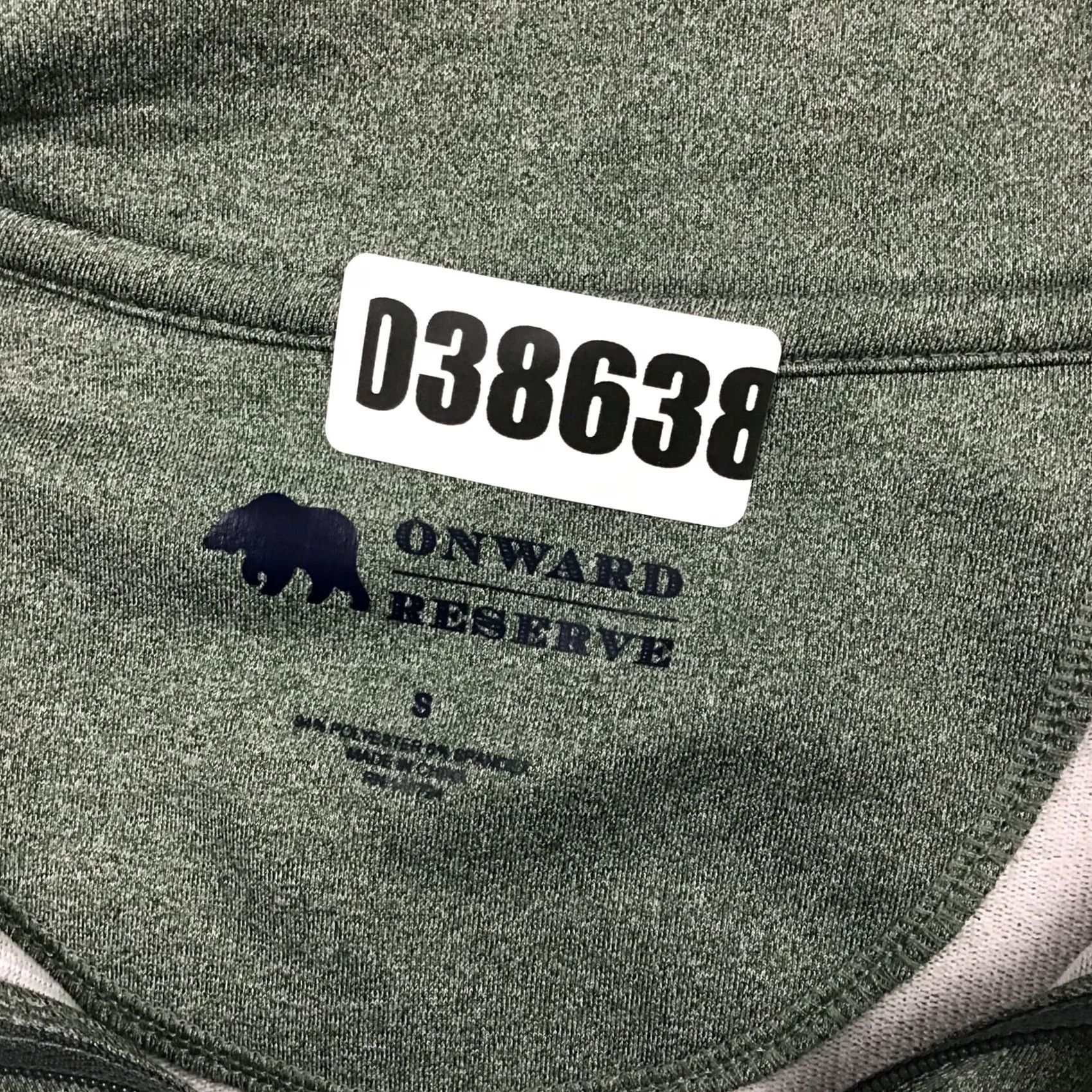 Vintage Onward Reserve Sweater Men S Green 1/4 Zip Pullover Logo Embroidered Golf Casual Size US S / EU 44-46 / 1 - 5 Thumbnail