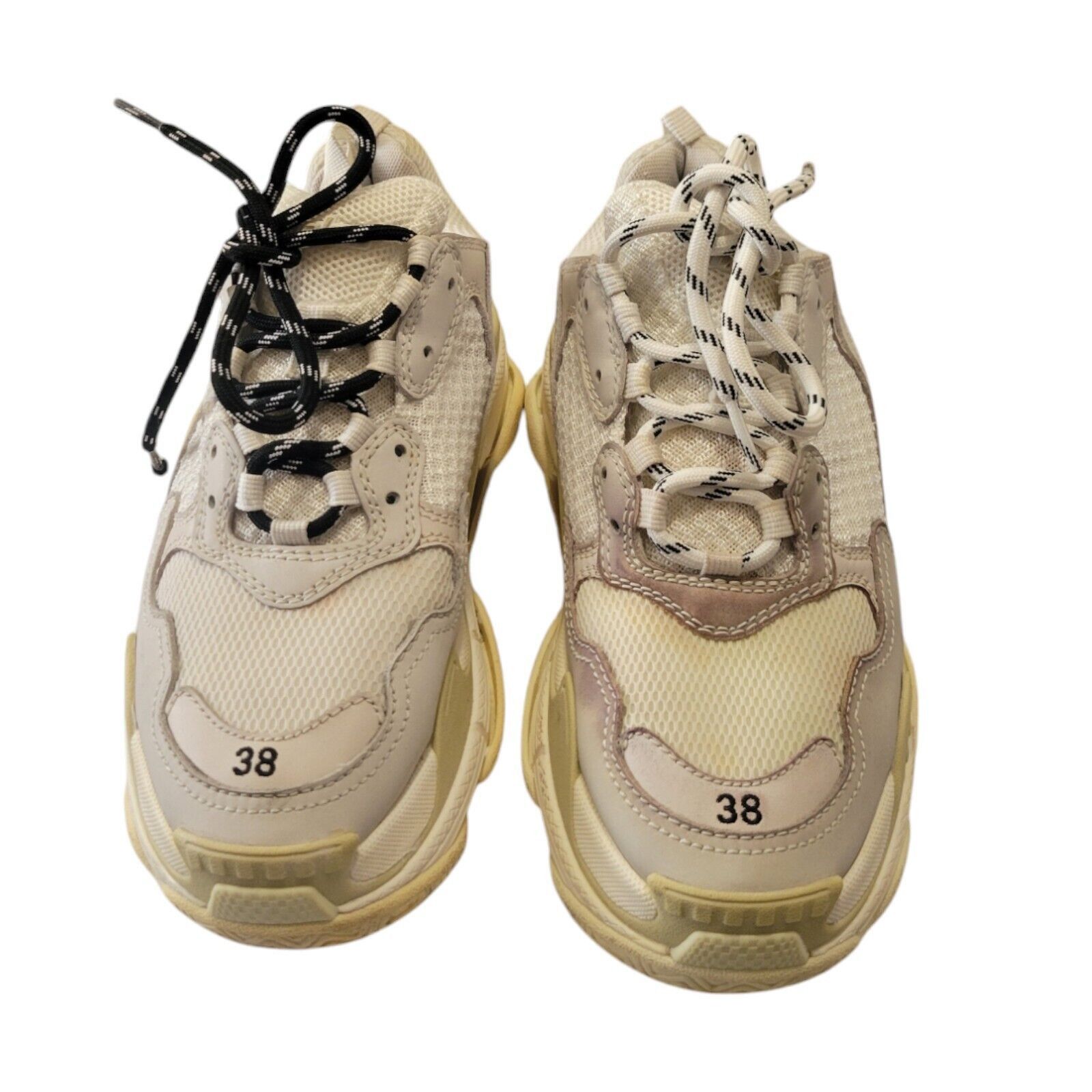 Balenciaga BALENCIAGA Men Sneakers Triple S White Size EU 38 / US 8 Size US 8 / EU 41 - 3 Thumbnail