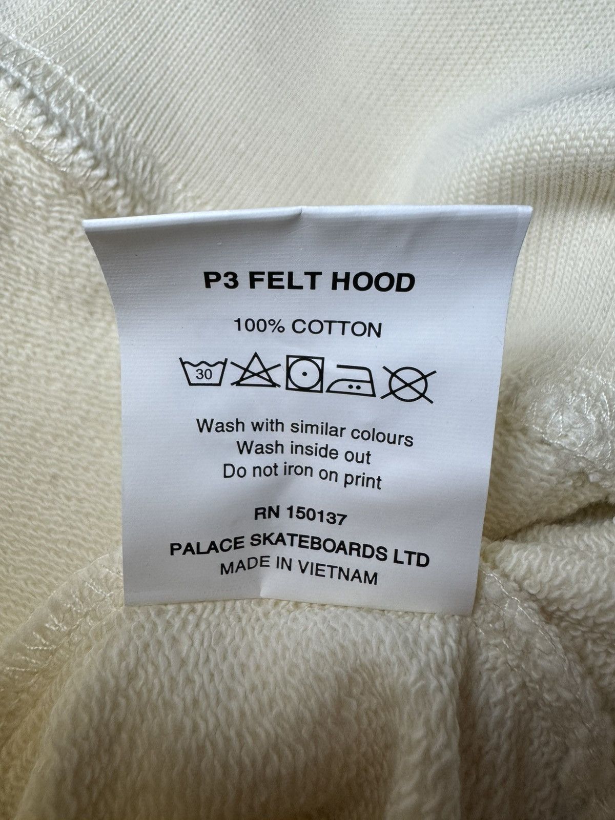 Palace Palace P3 Felt Hood Soft White Size L Size US L / EU 52-54 / 3 - 8 Thumbnail