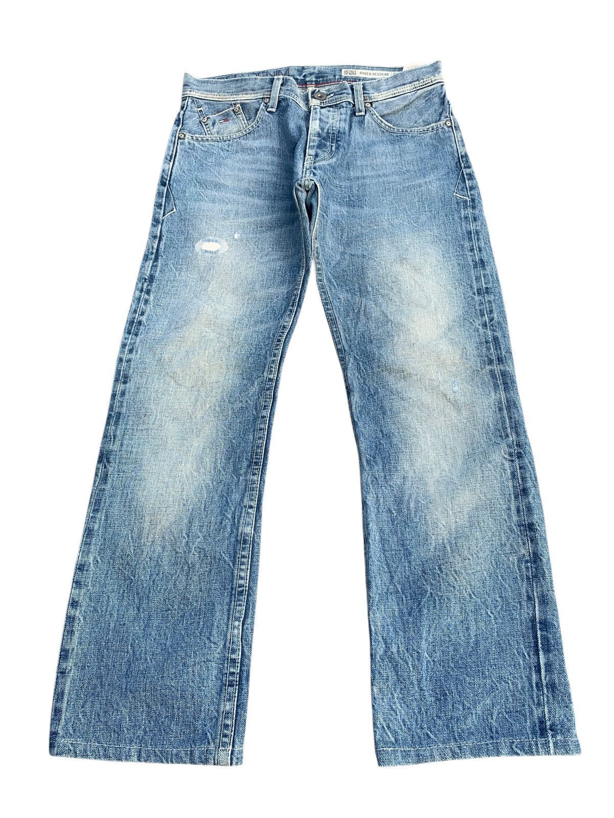 Kapital TOMMY HILFIGER SELVEDGE RUSTY DISTRESSED DENIM Size US 30 / EU 46 - 3 Thumbnail