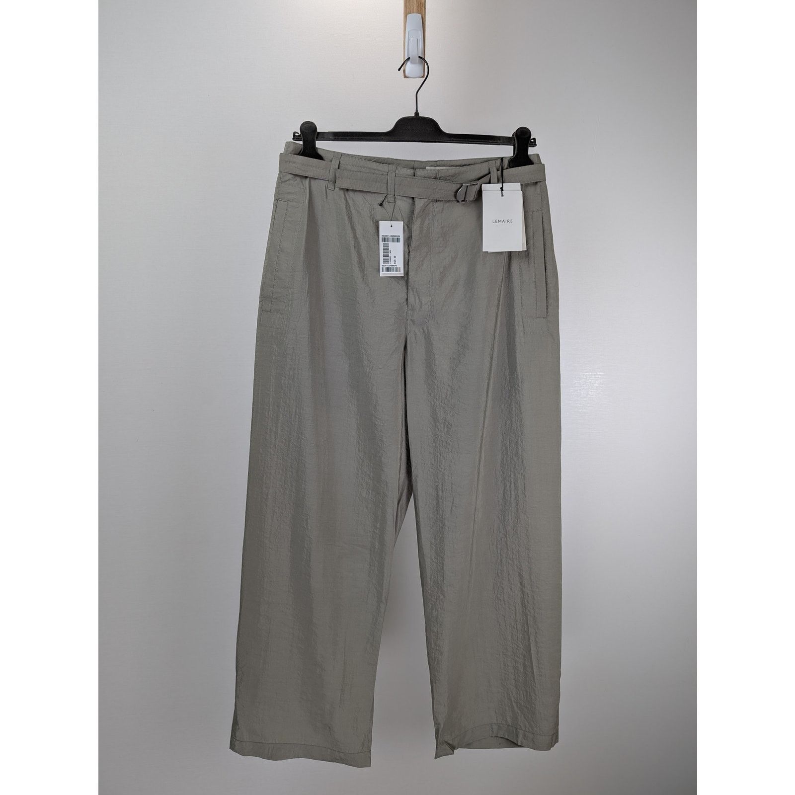Lemaire o1rshd1 CC20 Seamless Belted Pants in Light Misty Grey Size US 34 / EU 50 - 5 Thumbnail