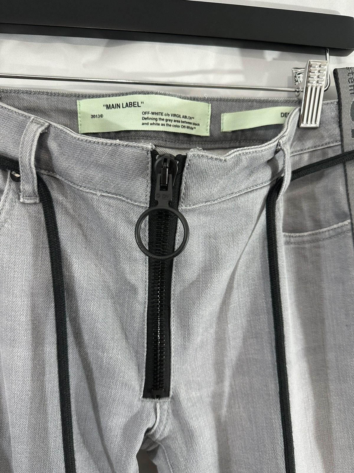 Off-White Off-White denim Silver Size US 31 - 5 Thumbnail
