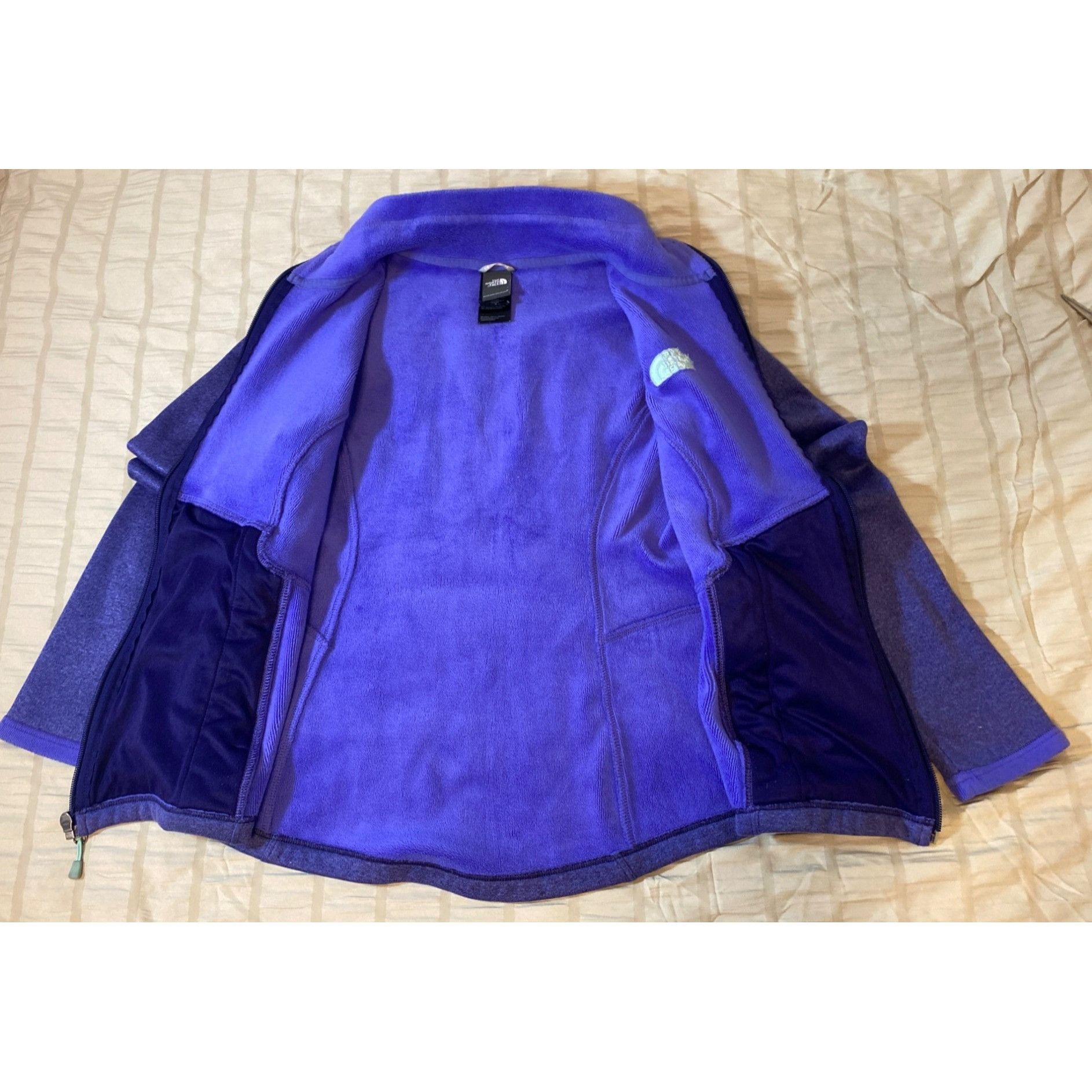 The North Face The North Face Womens Fleece Jacket S Purple Zip-Up, Small Size S / US 4 / IT 40 - 9 Thumbnail