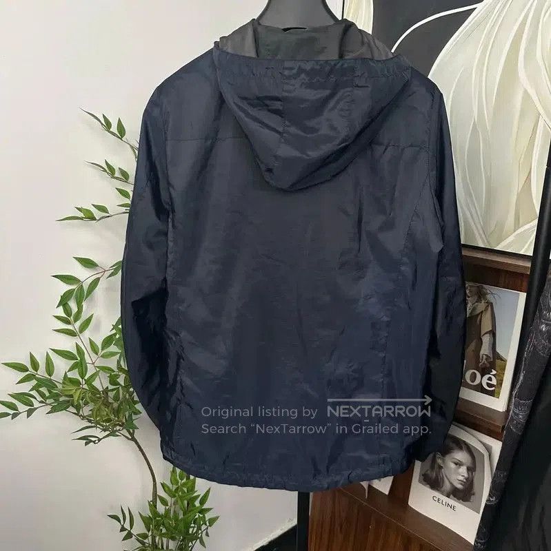 Prada Prada Long Sleeve Navy Men's Outerwear Jacket. Size US M / EU 48-50 / 2 - 2 Thumbnail