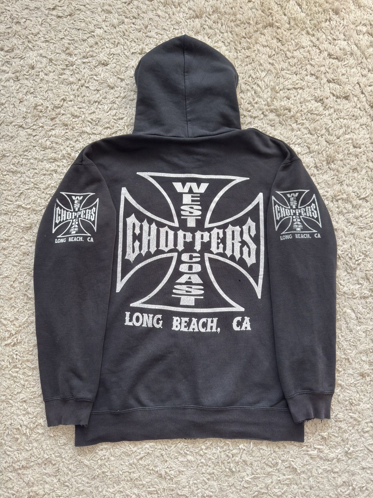 Vintage West Coast Choppers 00’s Faded Hoodie
