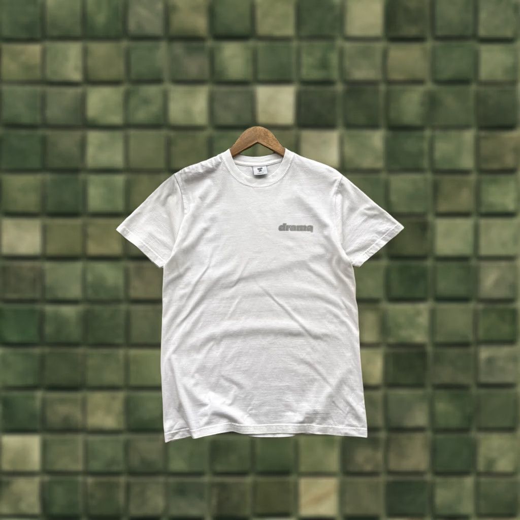 Vintage Drama Call T-Shirt Men’s Size S Short Sleeve White Logo 90s Vintage Streetwear Design Graphic Casual Cotton Logo Mens Size US S / EU 44-46 / 1 - 1 Thumbnail