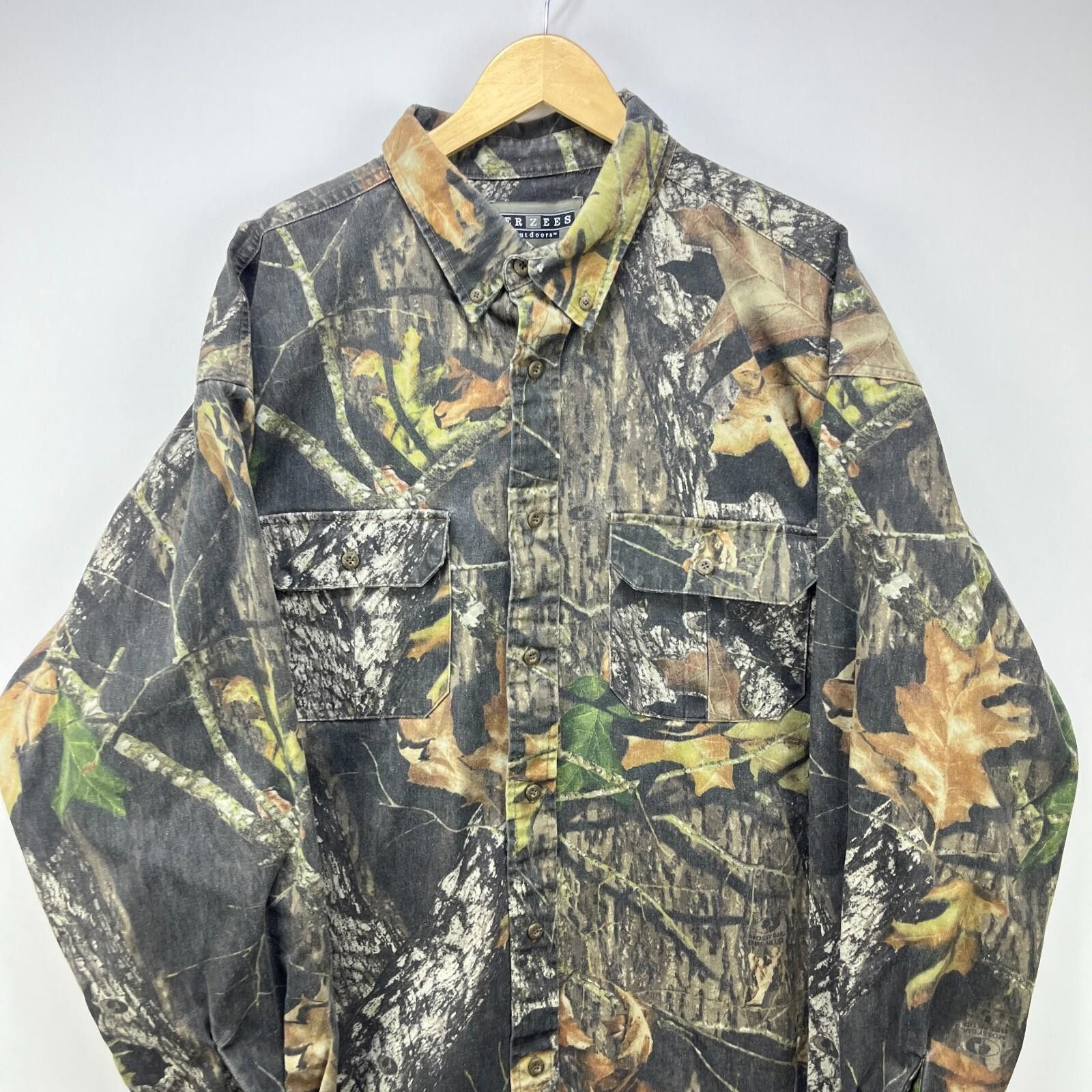 Realtree Vintage Realtree Camo Jersey Button-Up Long Sleeve Shirt 2XL Size US XXL / EU 58 / 5 - 2 Thumbnail