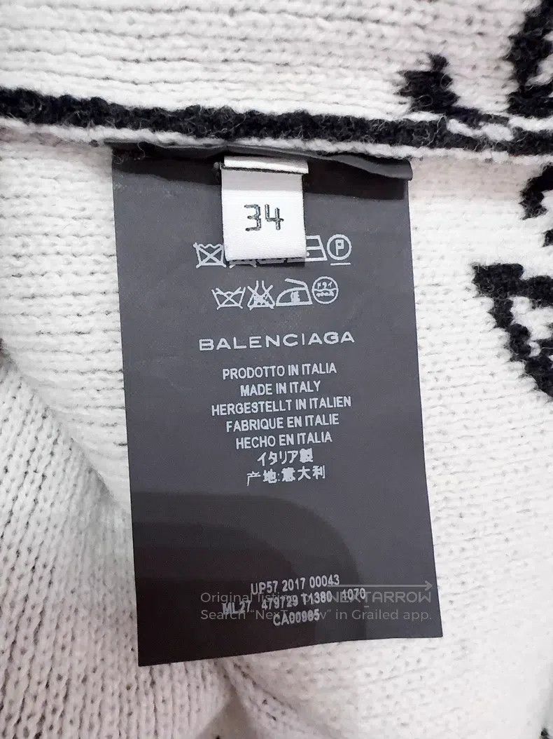Balenciaga Balenciaga Danmaku Sweater Size XXS / US 00 / IT 34 - 4 Thumbnail