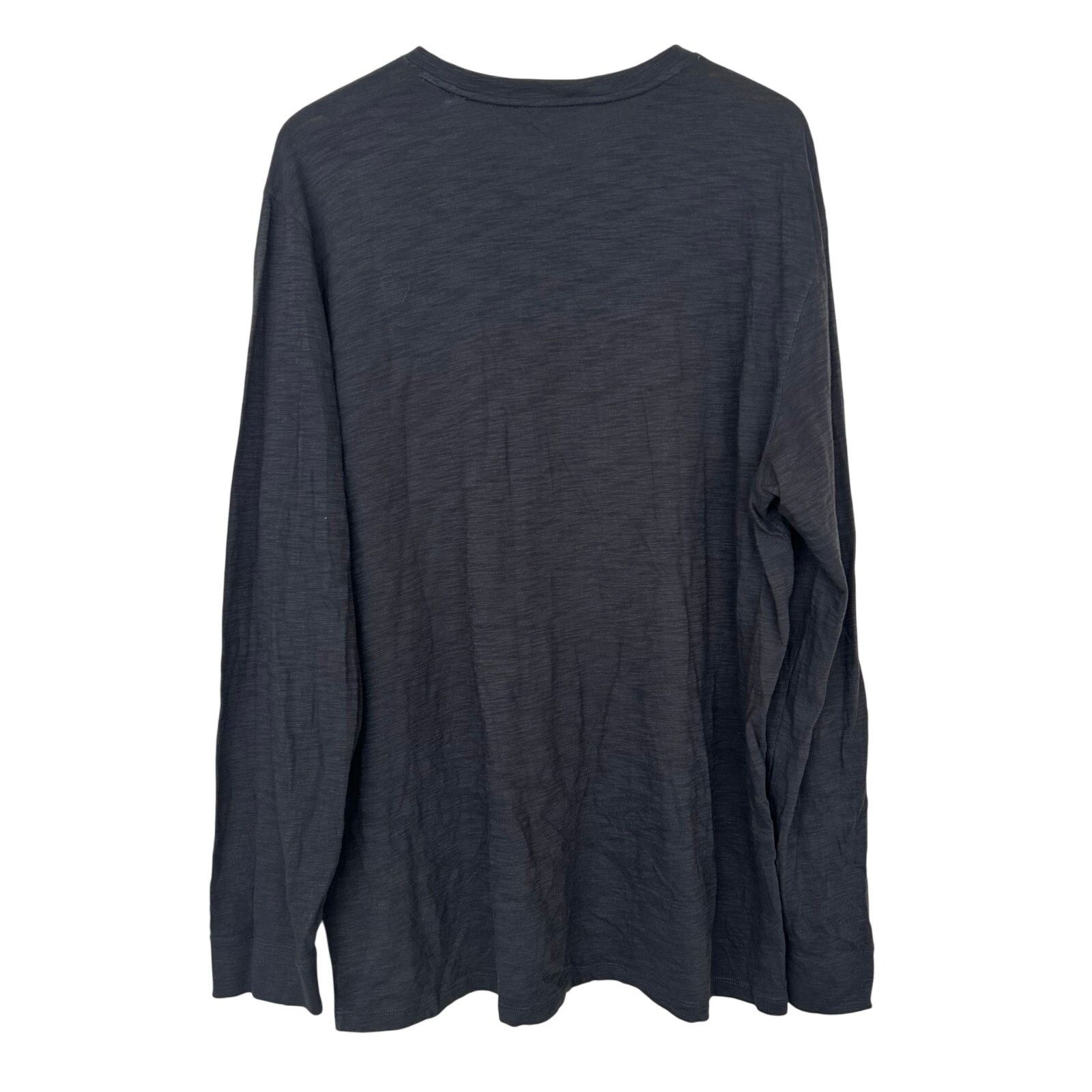 Vince Vince Gray Long Sleeve Henley Shirt Sz XXL Size US XXL / EU 58 / 5 - 6 Thumbnail