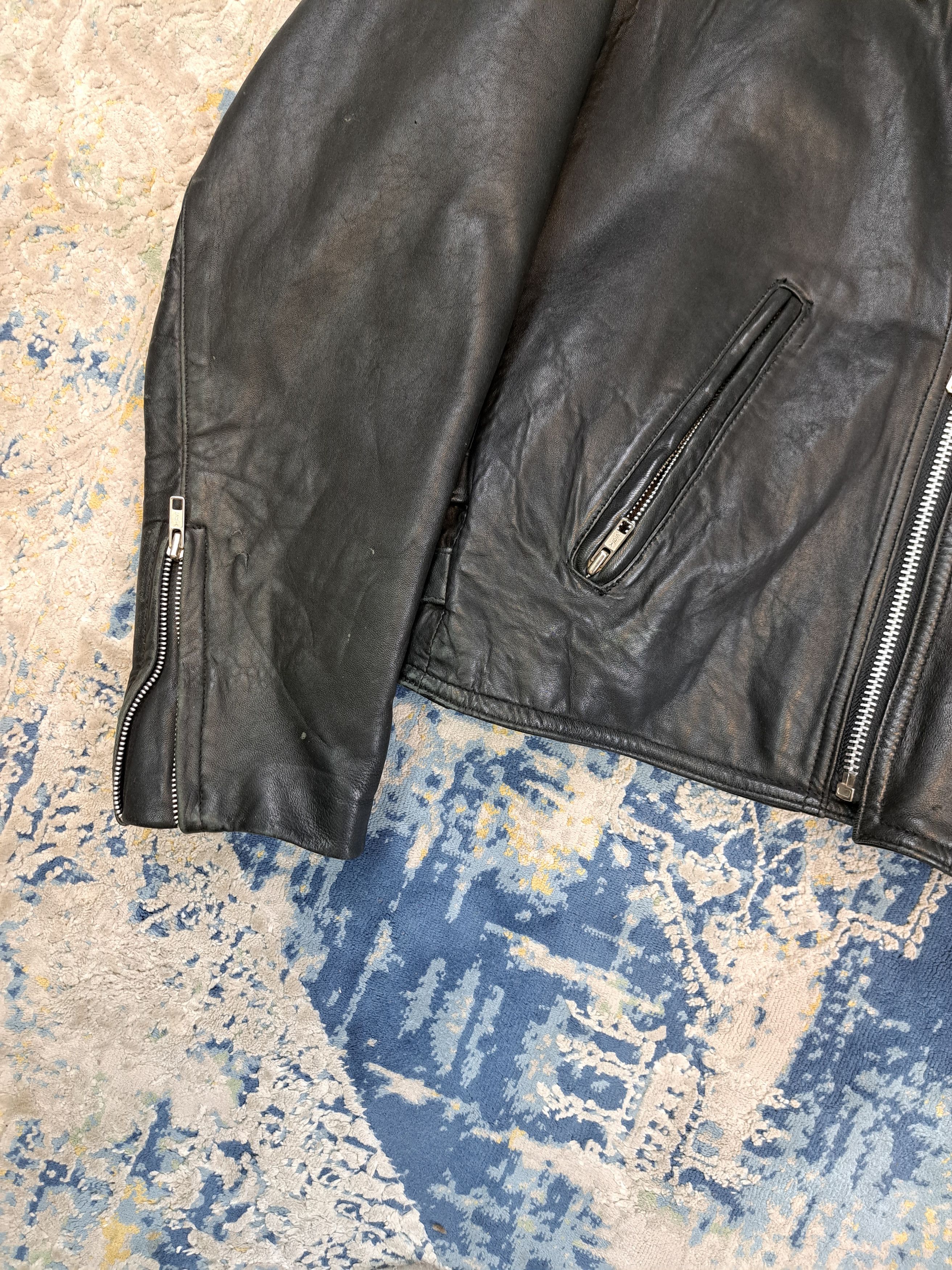 Hard Rock Cafe Vintage Ramones Hard Rock Cafe Leather Jacket Size US XL / EU 56 / 4 - 7 Thumbnail