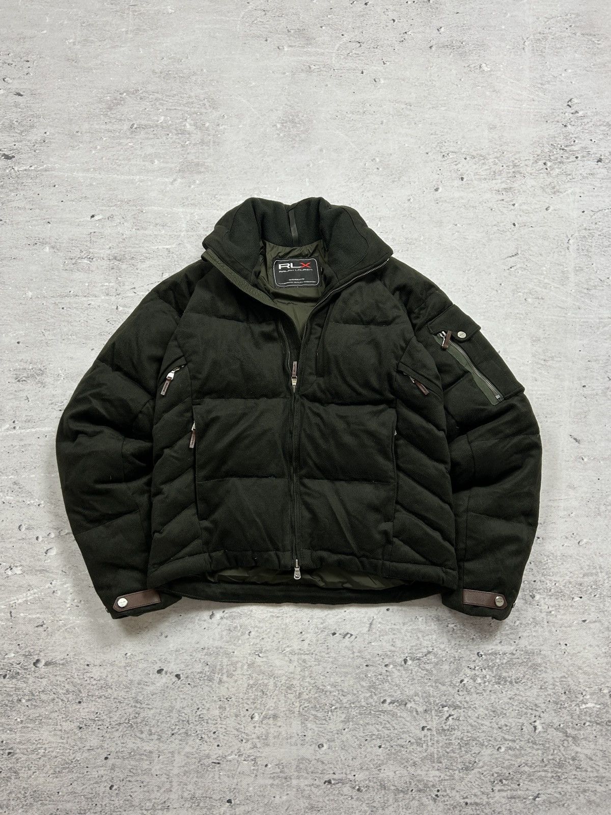 RLX Ralph Lauren × Ralph Lauren × Vintage 🔥VINTAGE RALPH LAUREN RLX HEAVYWEIGHT PADDED WOOL JACKET🔥 Size S / US 4 / IT 40 - 1 Thumbnail