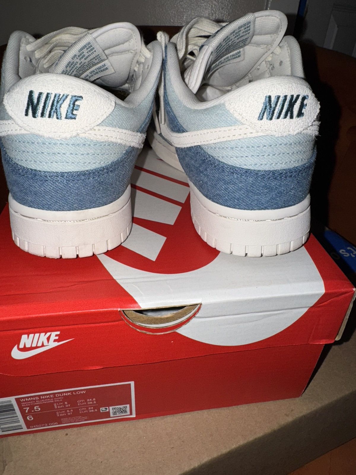 Nike Nike dunks denims Size US 7.5 / IT 37.5 - 3 Thumbnail