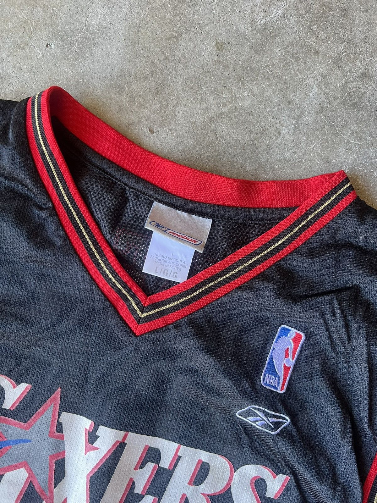 NBA × Vintage Philadelphia 76’ers Basketball Jersey by Reebok Size Large Size US L / EU 52-54 / 3 - 3 Thumbnail