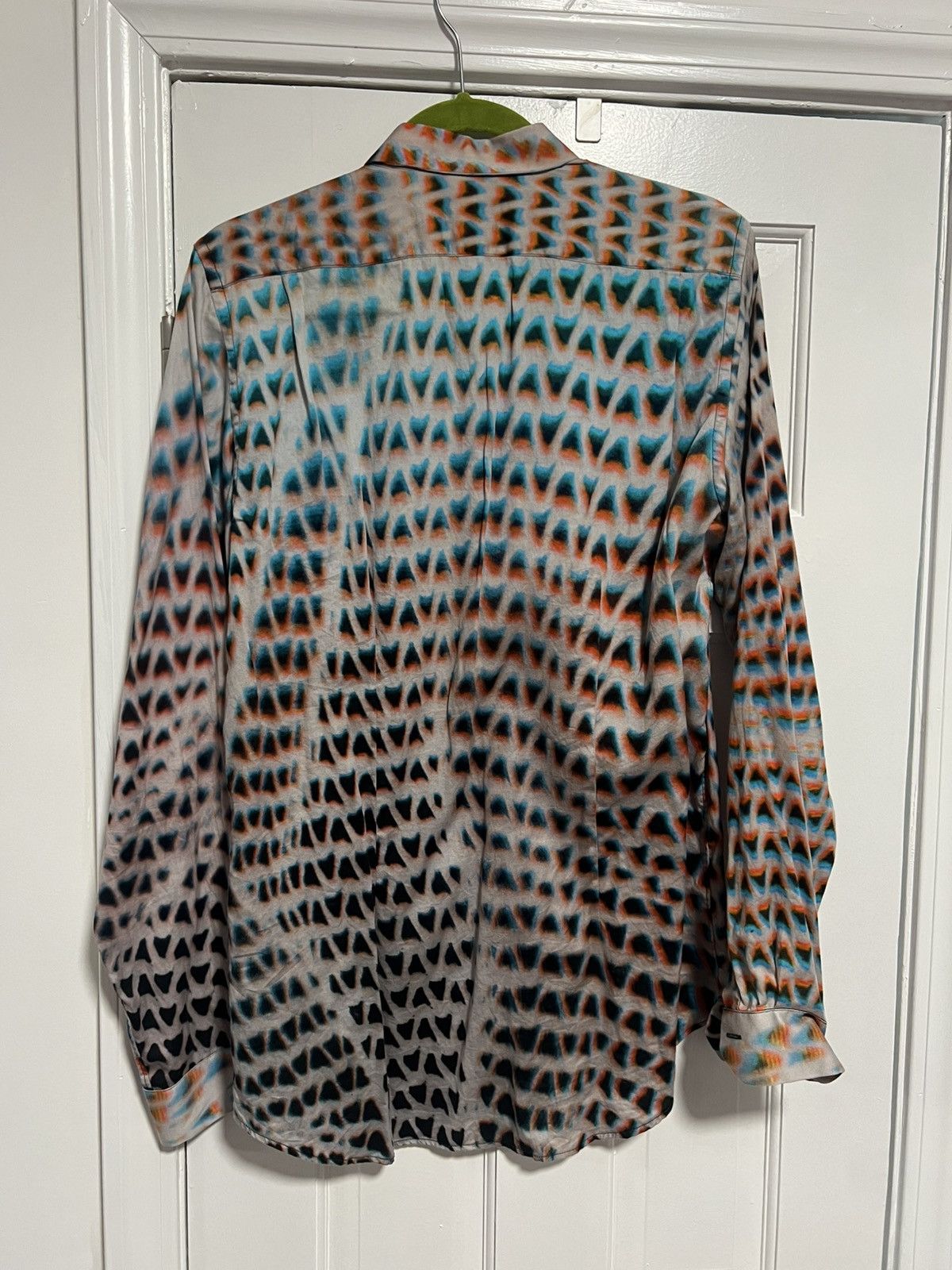 Paul Smith Cool sharks tooth-esque print shirt Size US M / EU 48-50 / 2 - 4 Thumbnail