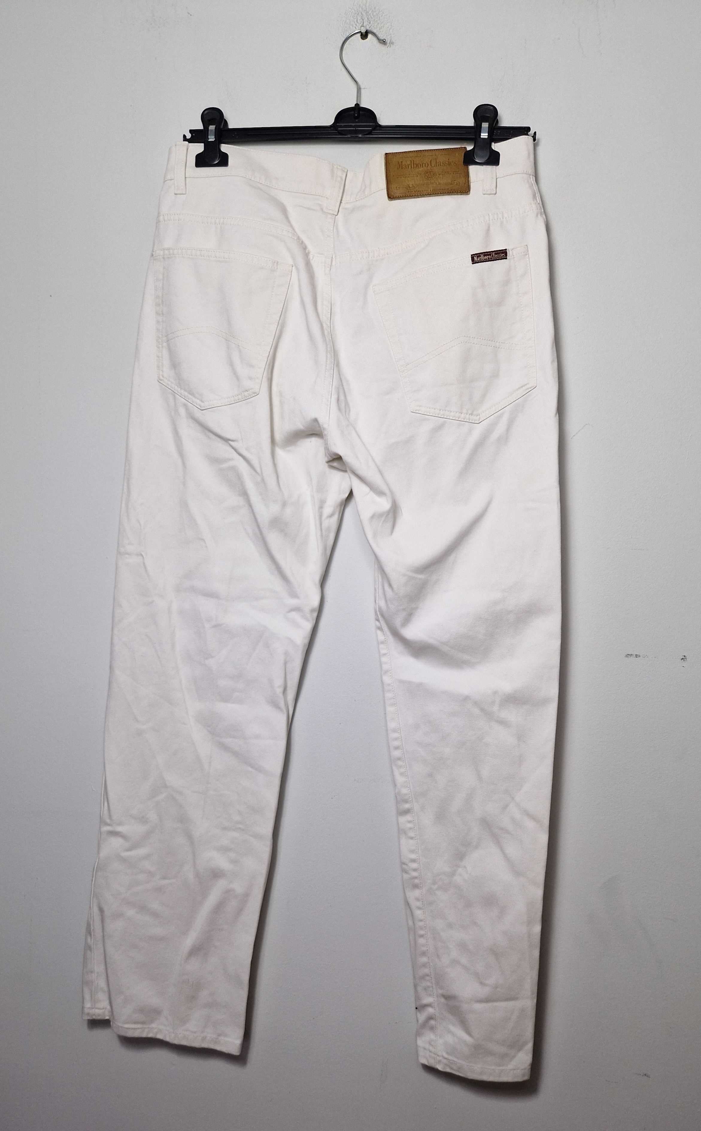 Marlboro Classics Marlboro Classics vintage white denim pants Size US 34 / EU 50 - 4 Thumbnail