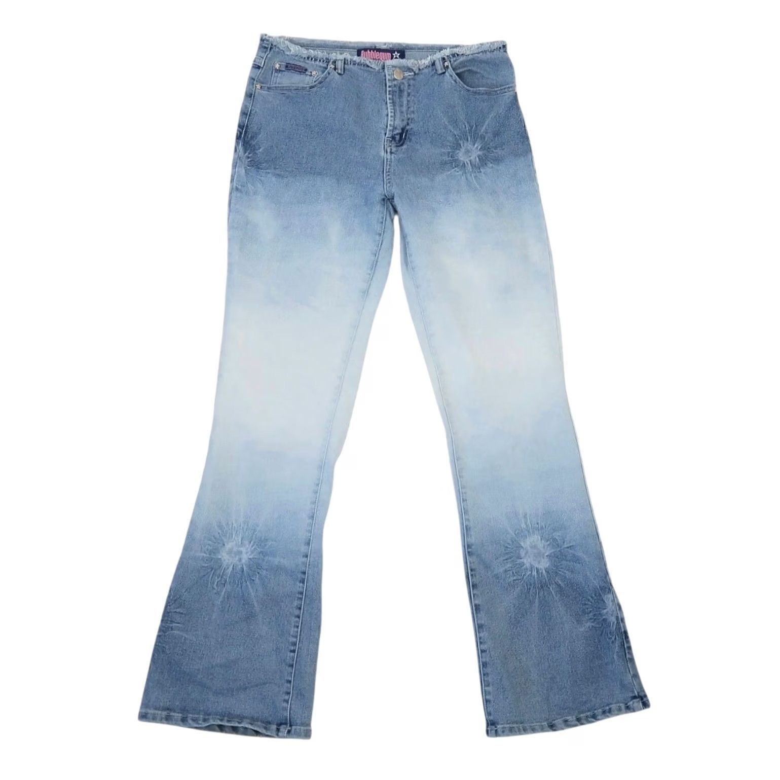 Vintage VINTAGE Bubblegum JeansFlared Bootcut Jeans Women 10 Blue Light Wash 90s Y2K Flared 31in Inseam Size 32" / US 10 / IT 46 - 2 Thumbnail