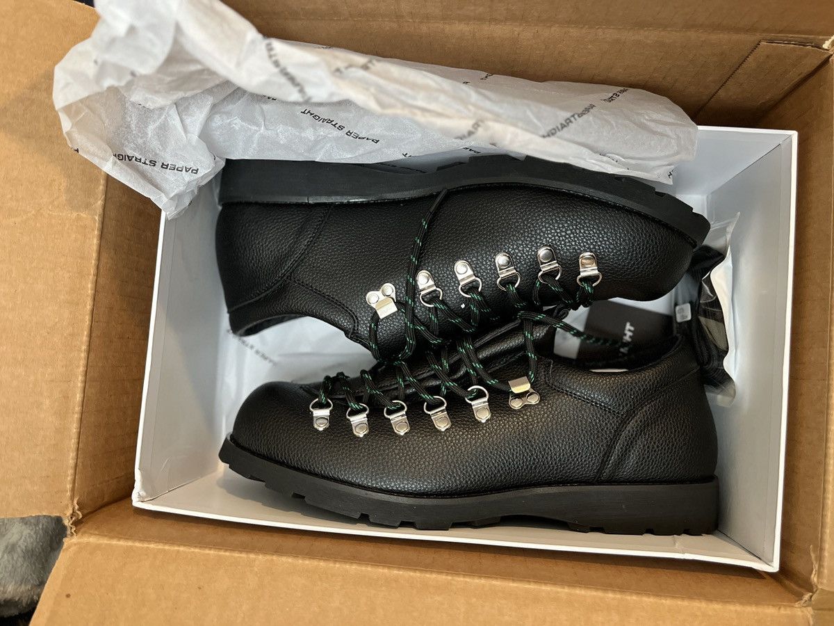 Other Low Top Black Leather Boots Size US 10.5 / EU 43-44 - 3 Thumbnail