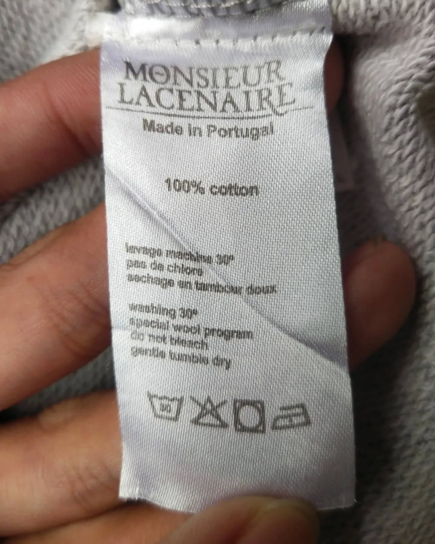 Japanese Brand × Monsieur Lacenaire Iena x Monsieur Lacenaire Umbrella Pattern Grey Crewneck Size S / US 4 / IT 40 - 5 Thumbnail