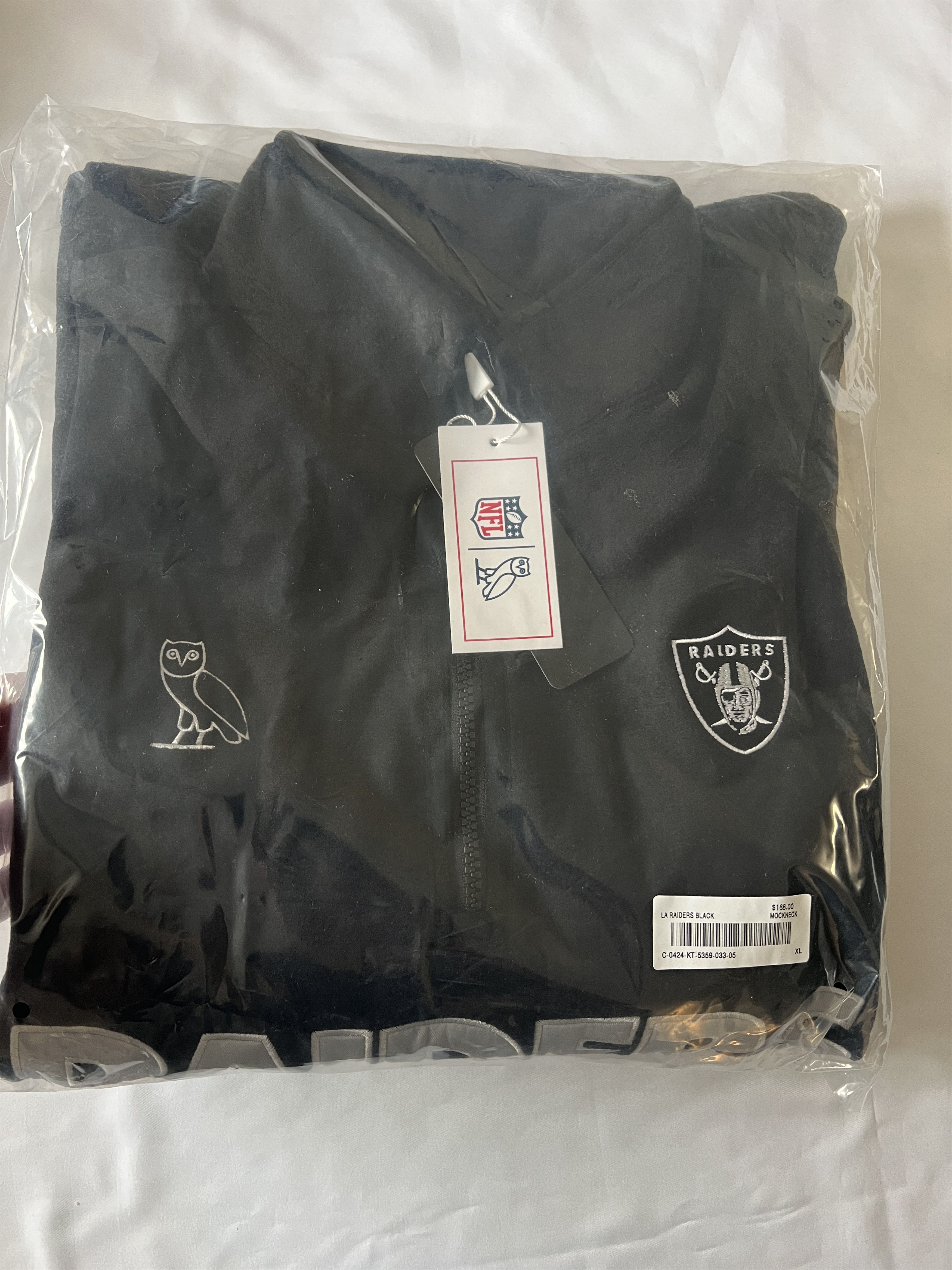 NFL OVO x NFL x Polartec RAIDERS MOCK NECK QUARTER-ZIP FLEECE Size US XL / EU 56 / 4 - 2 Thumbnail