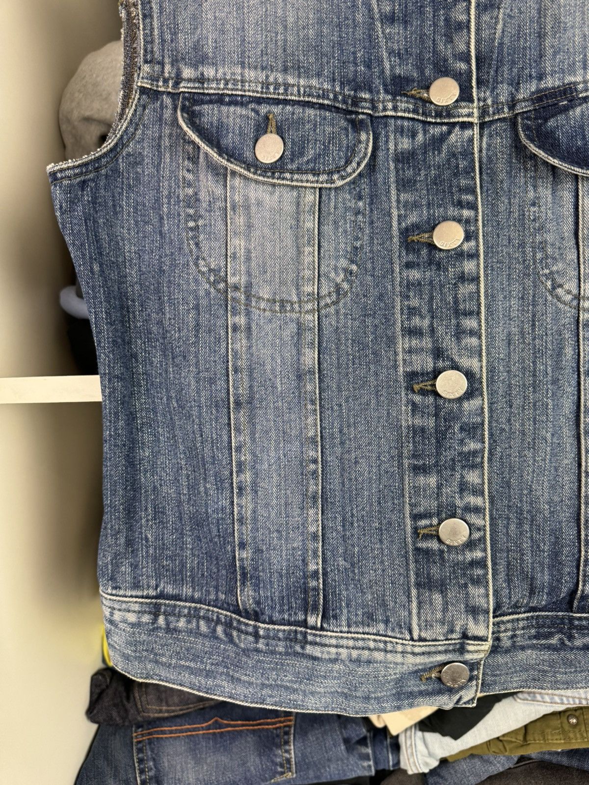 Miss Sixty Miss Sixty Vintage Denim Trucker Vest Made in Italy Y2K Size M / US 6-8 / IT 42-44 - 11 Thumbnail