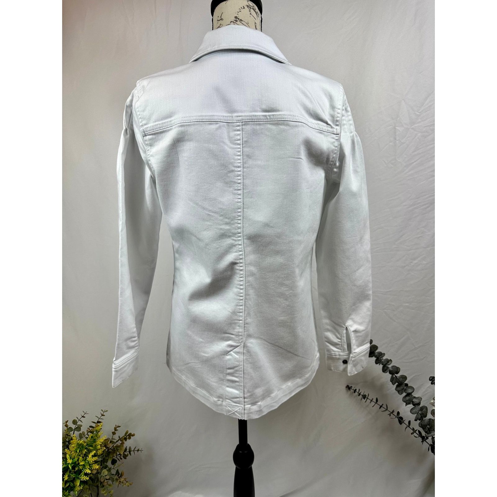 Other Anybody Stretch Twill Utility Jacket Crisp White XS Size XS / US 0-2 / IT 36-38 - 13 Thumbnail