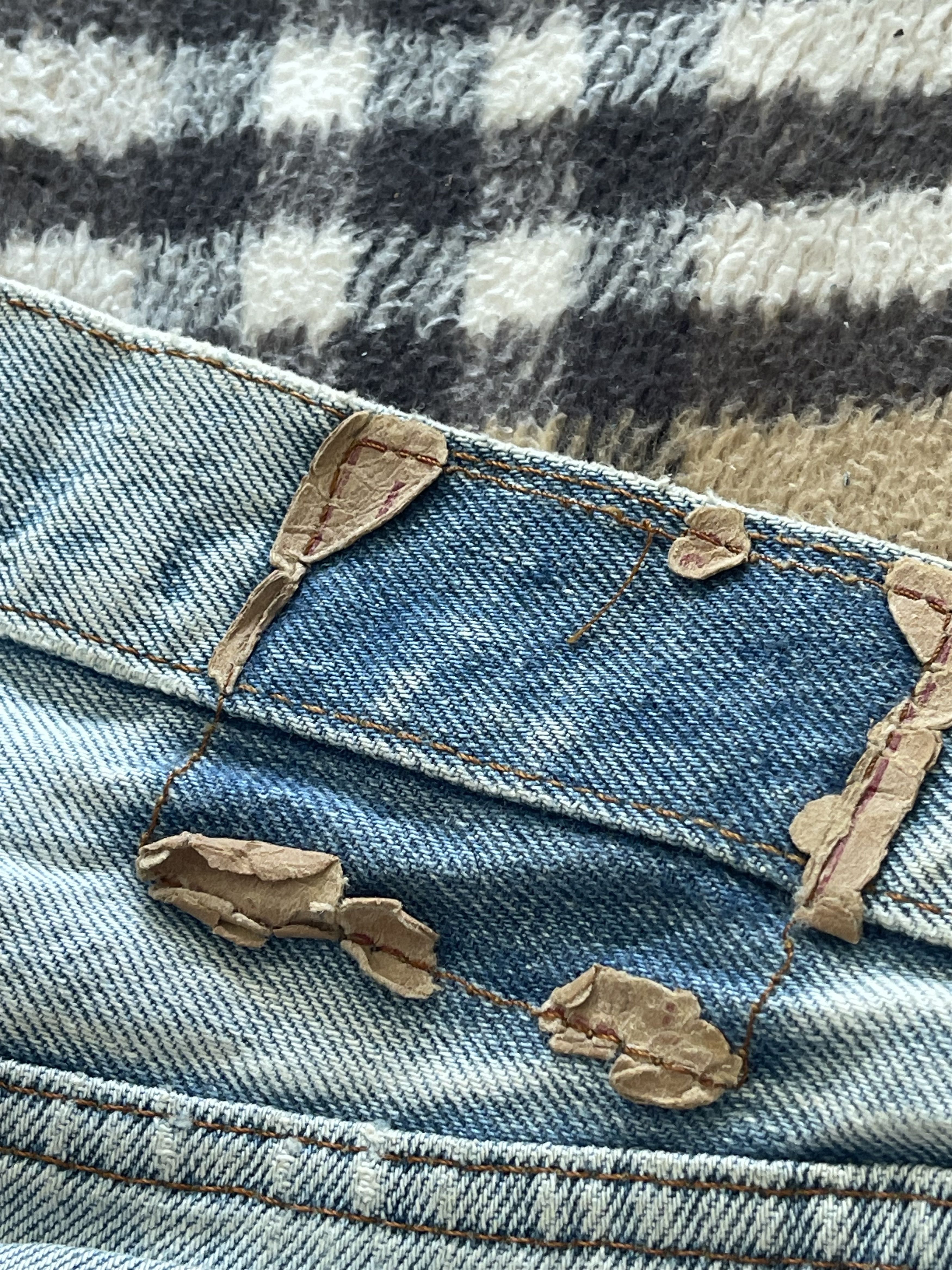 Levi's Vintage Levis 501 Redline Size US 33 - 3 Thumbnail