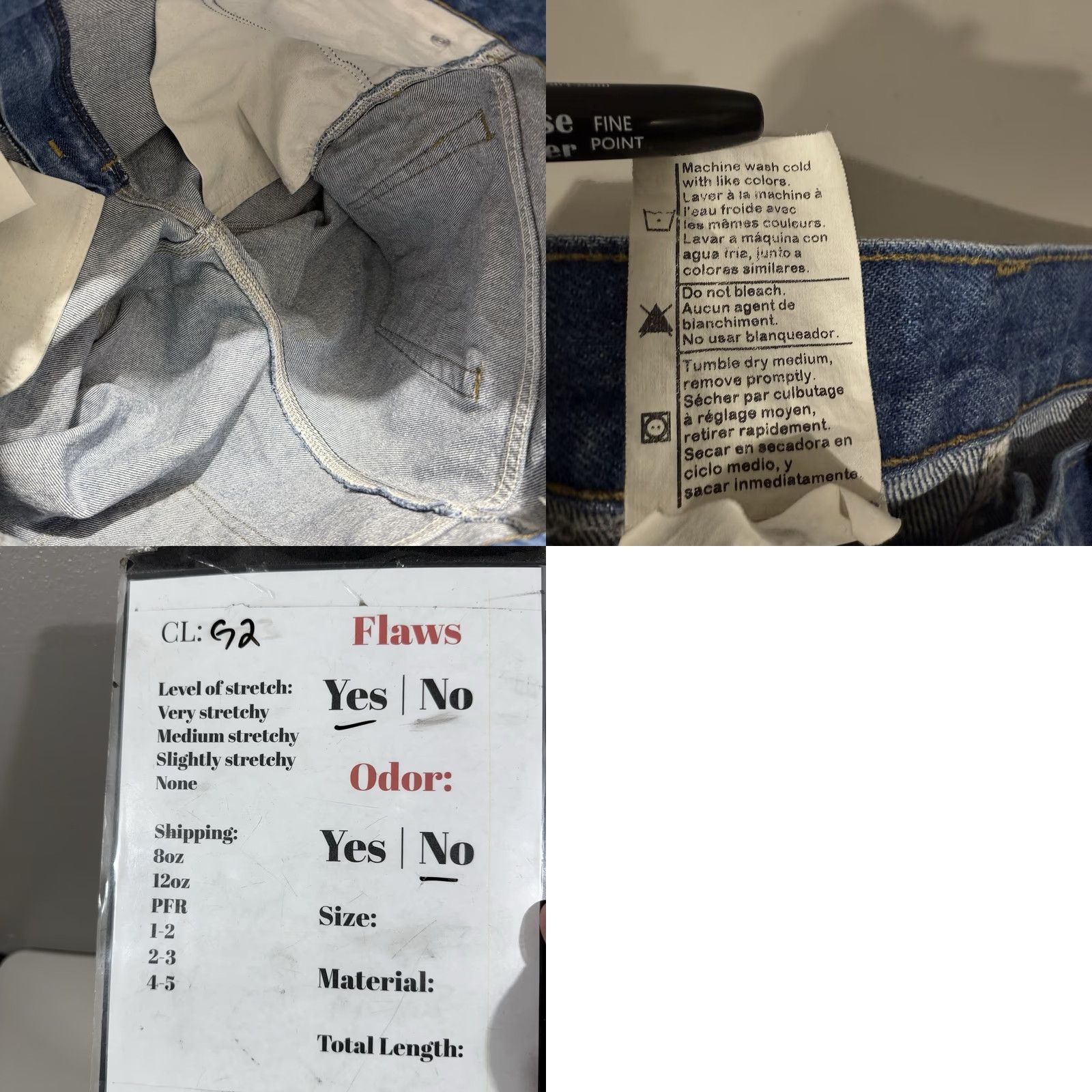 Carhartt Carhartt Jeans Men's 34x36 Blue Denim B234 Relaxed Fit Workwear Grunge Jeans Regular 34 Blue 5-Pocket Denim Carhartt B17 Straight Mens Size US 34 / EU 50 - 9 Thumbnail