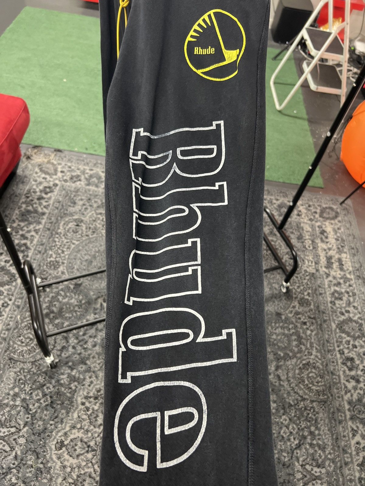 Rhude Rhude Racing Logo Sweatpants Size US 29 - 2 Thumbnail