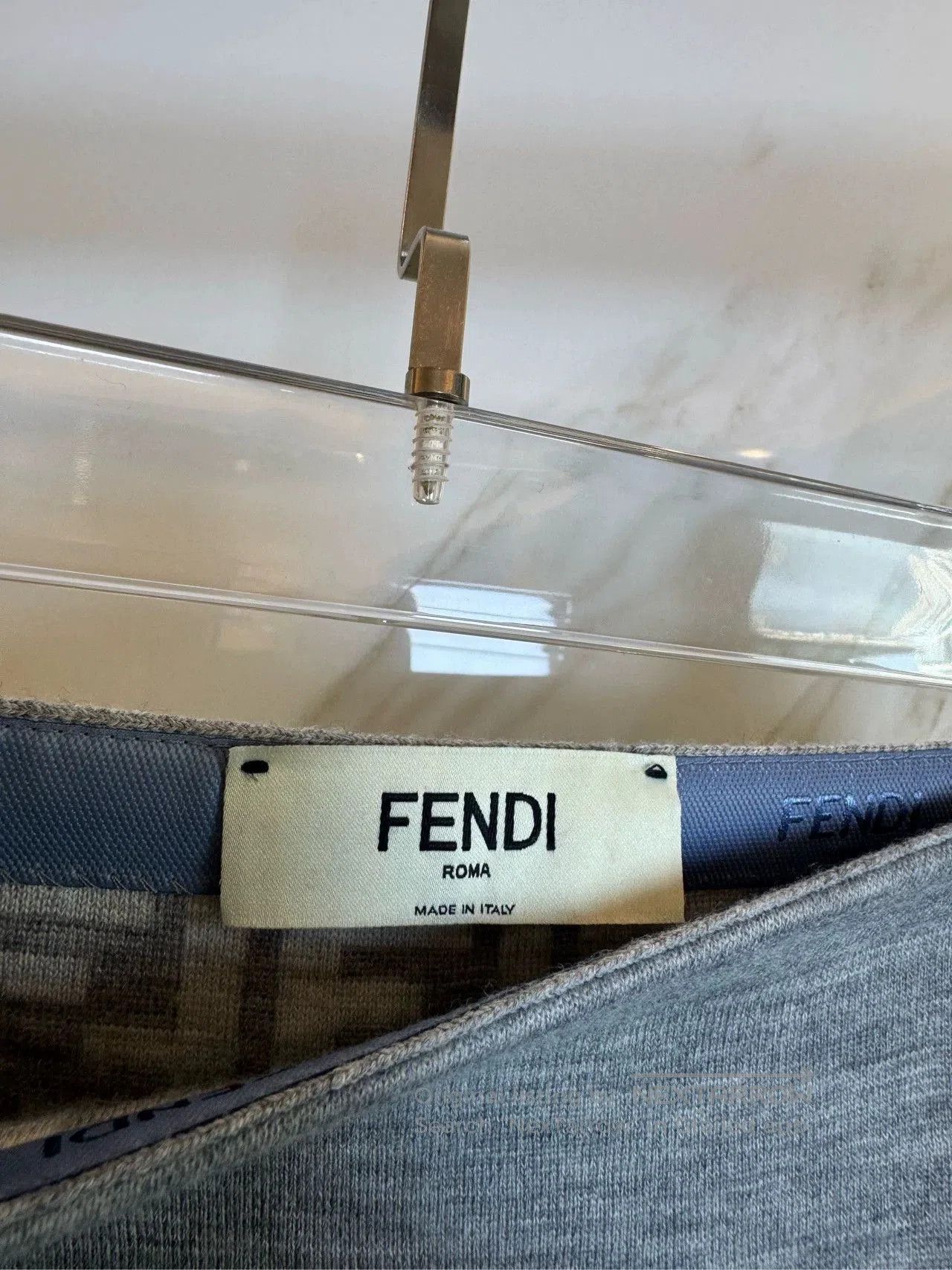 Fendi Fendi Runway Logo Asymmetric Skirt. Size US 40 / EU 56 - 4 Thumbnail