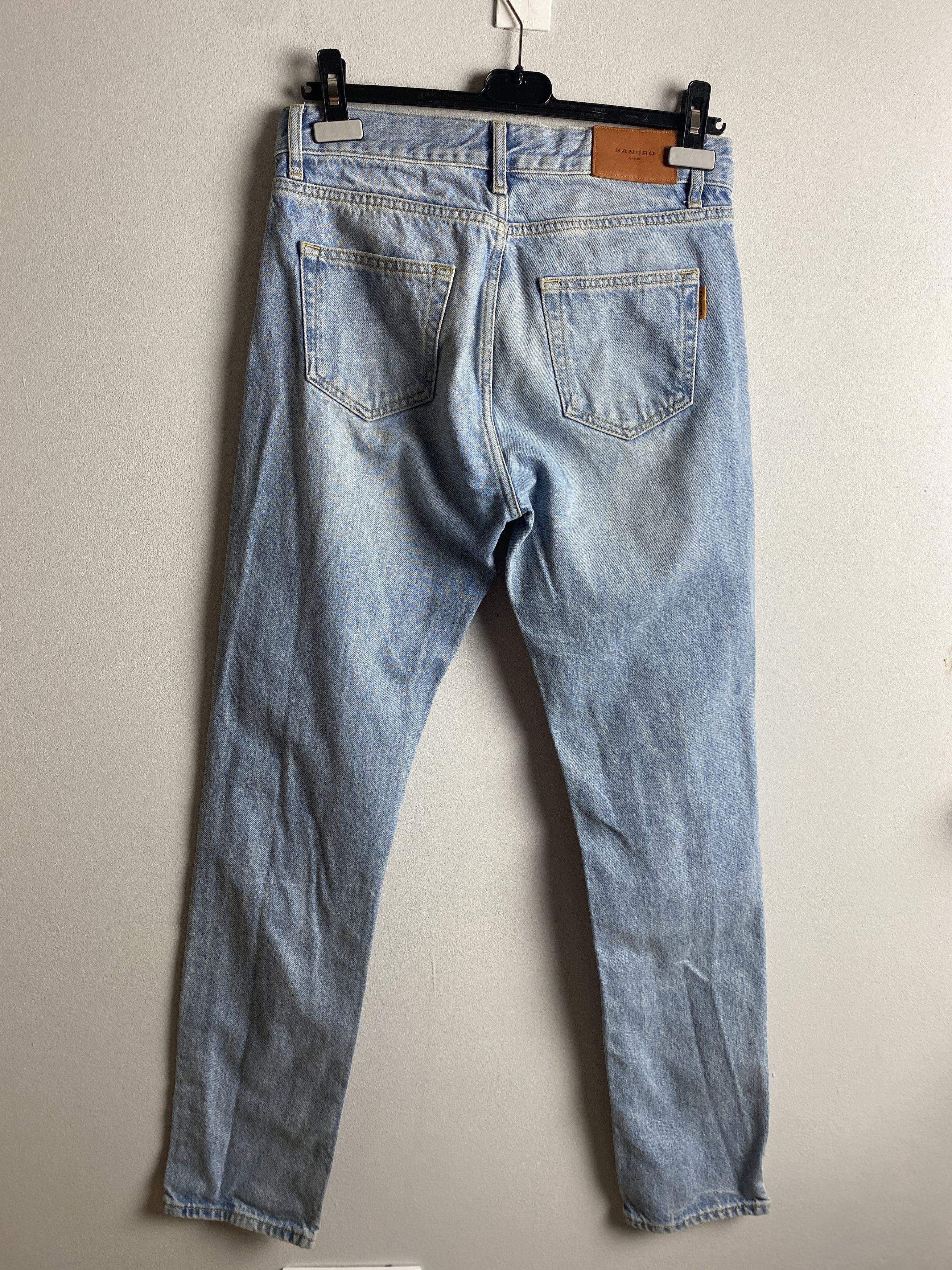 Sandro Sandro washed slim fit jeans denim pants Size 28" / US 6 / IT 42 - 2 Thumbnail