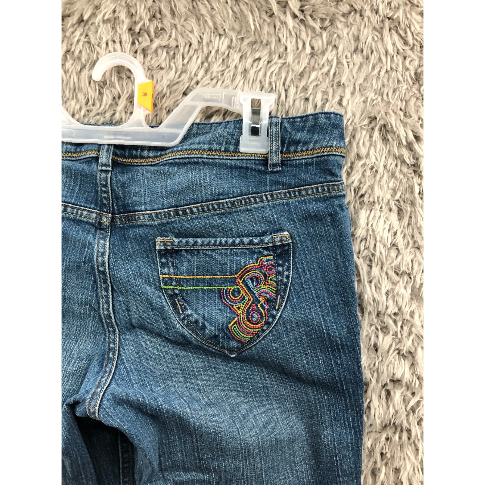 Route 66 Route 66 Jeans Womens 12 Mid Rise Dark Wash Blue Denim Straight Size 34" / US 12 / IT 48 - 6 Thumbnail
