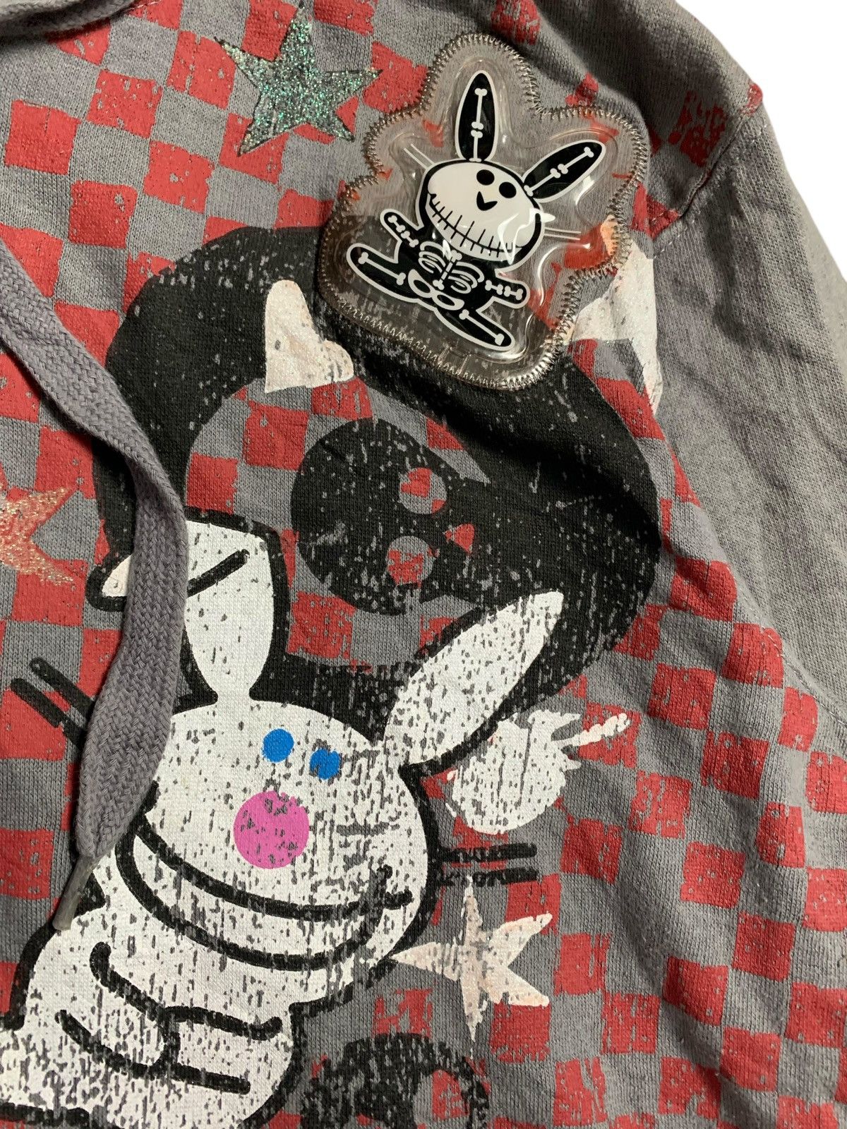 Beauty Beast JIM BENTON BUNNY SKULL ZIP HOODIE IFSIX LGB KMRII PUNK STYLE Size US L / EU 52-54 / 3 - 3 Thumbnail