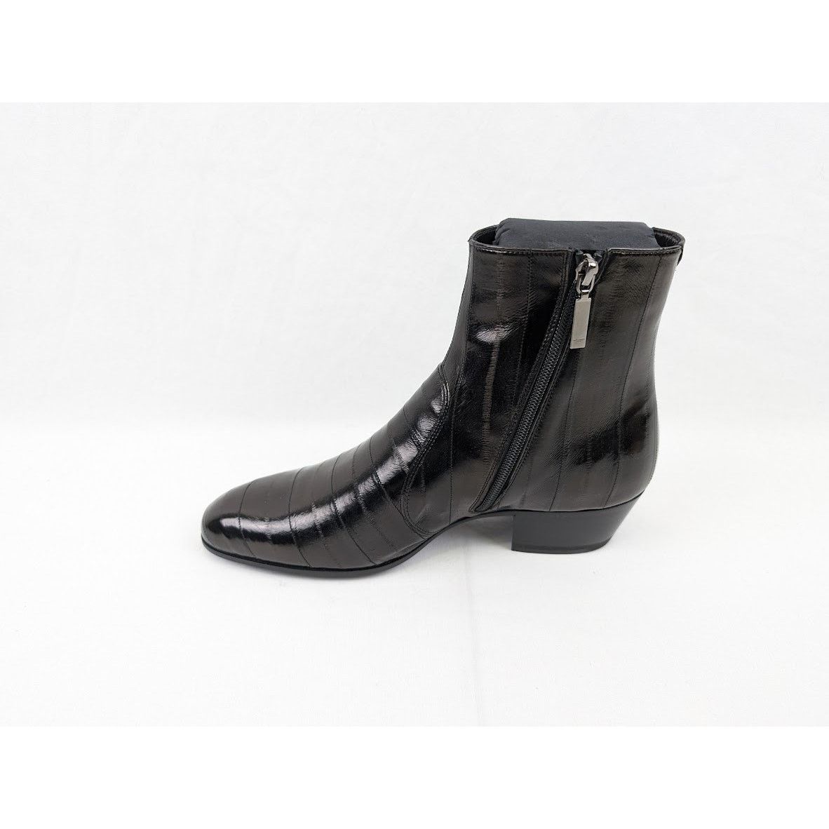 Saint Laurent Paris o1rshd1 Eel Anguilla Cheslea Boots in Black Size US 9 / EU 42 - 8 Thumbnail