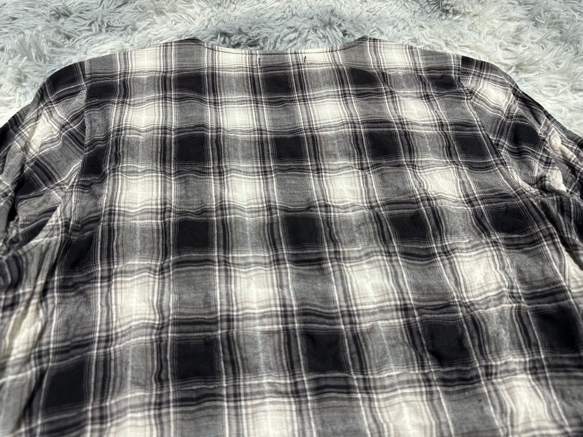 Y's 🔥Vintage Y’s For Living Yohji Yamamoto Plaid Blouse Wrinkled Size M / US 6-8 / IT 42-44 - 8 Thumbnail