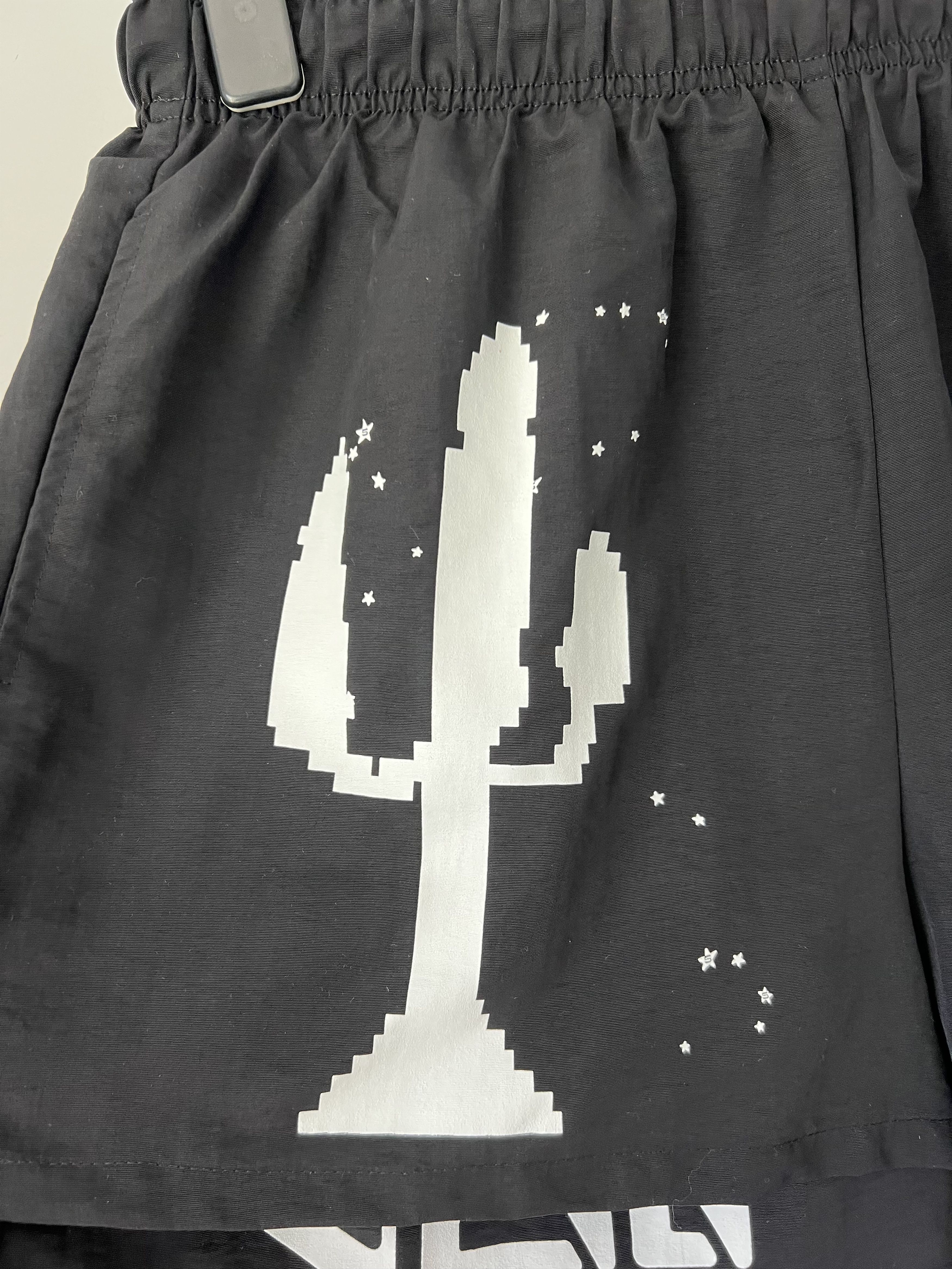 Sp5der Sp5der Worldwide Virgil Abloh VAA Double Layer Shorts Size US 34 / EU 50 - 2 Thumbnail