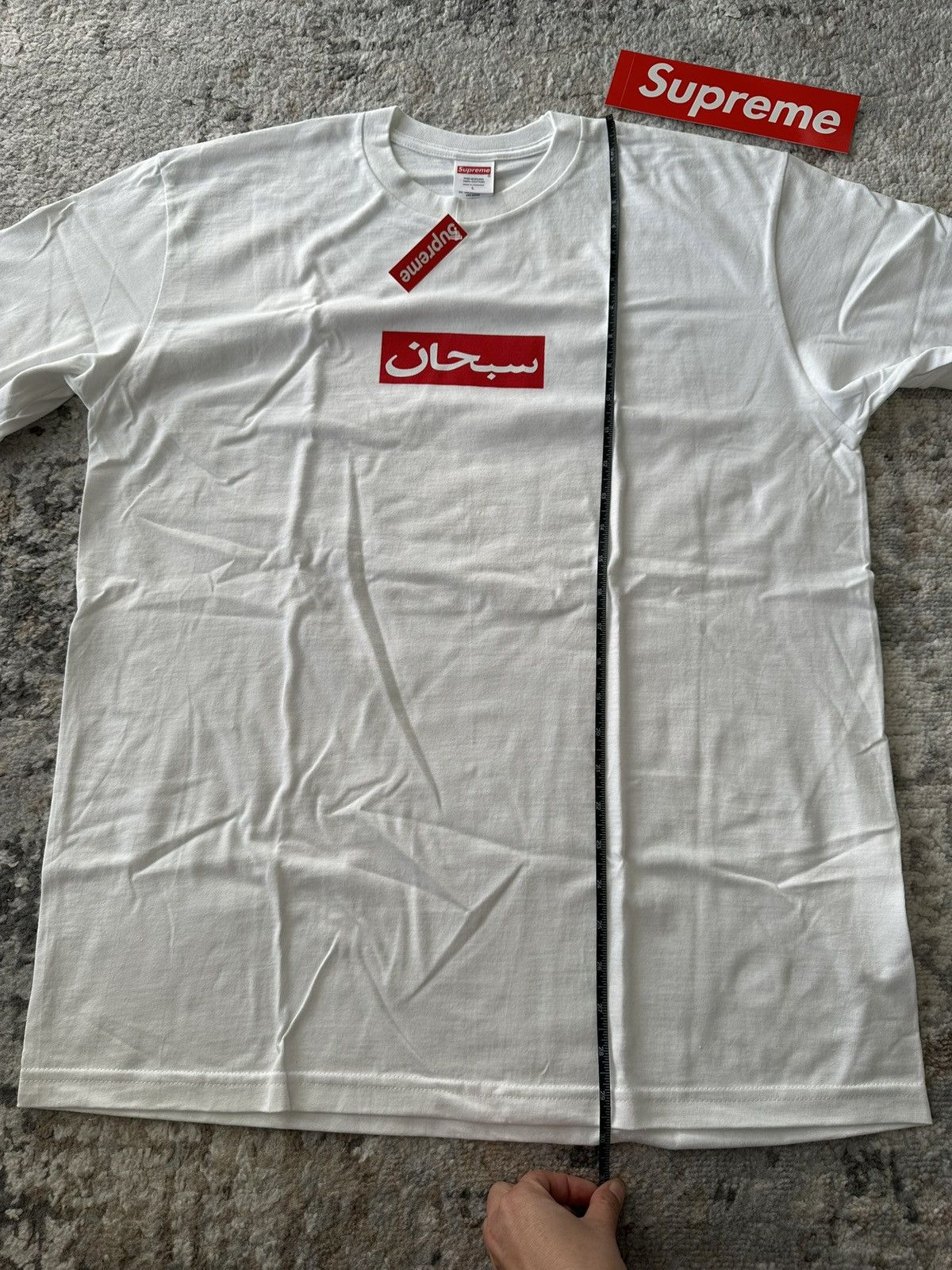 Supreme SUPREME ARABIC BOX LOGO TEE SS26 Size US L / EU 52-54 / 3 - 6 Thumbnail