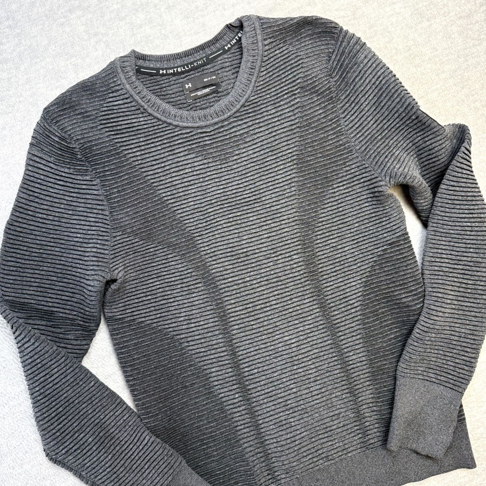 Under Armour Under Armour Shirt Men Small Gray Intelliknit Phantom Base Layer Run Gym Pullover Crew Neck Athletic Stretch Activewear 90s Size US S / EU 44-46 / 1 - 2 Thumbnail