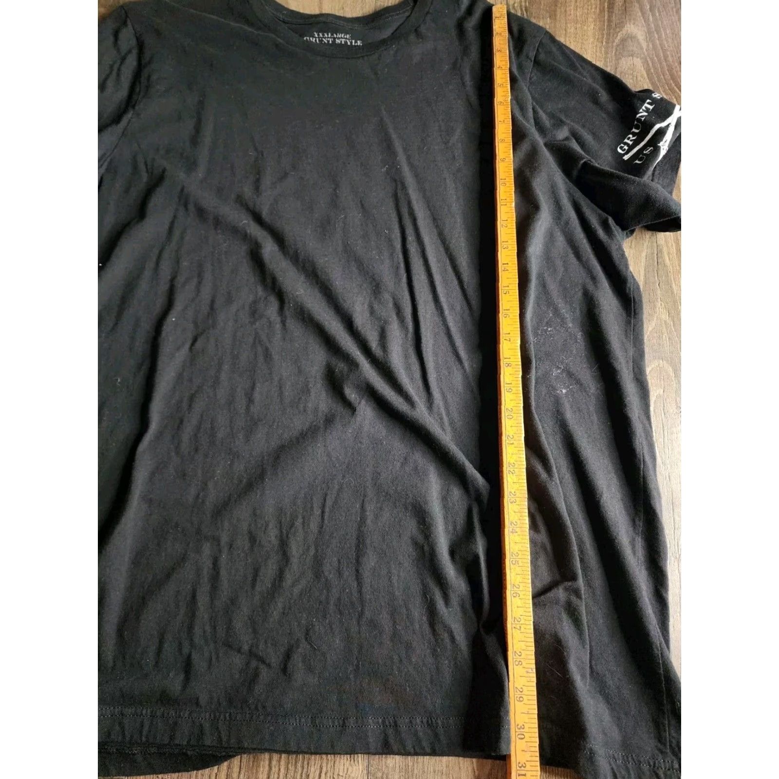 Vintage VINTAGE Grunt Style Men's T-Shirt 3XL Cotton Patriotic Logo Short Sleeve Black All Seasons Size US XXL / EU 58 / 5 - 3 Thumbnail