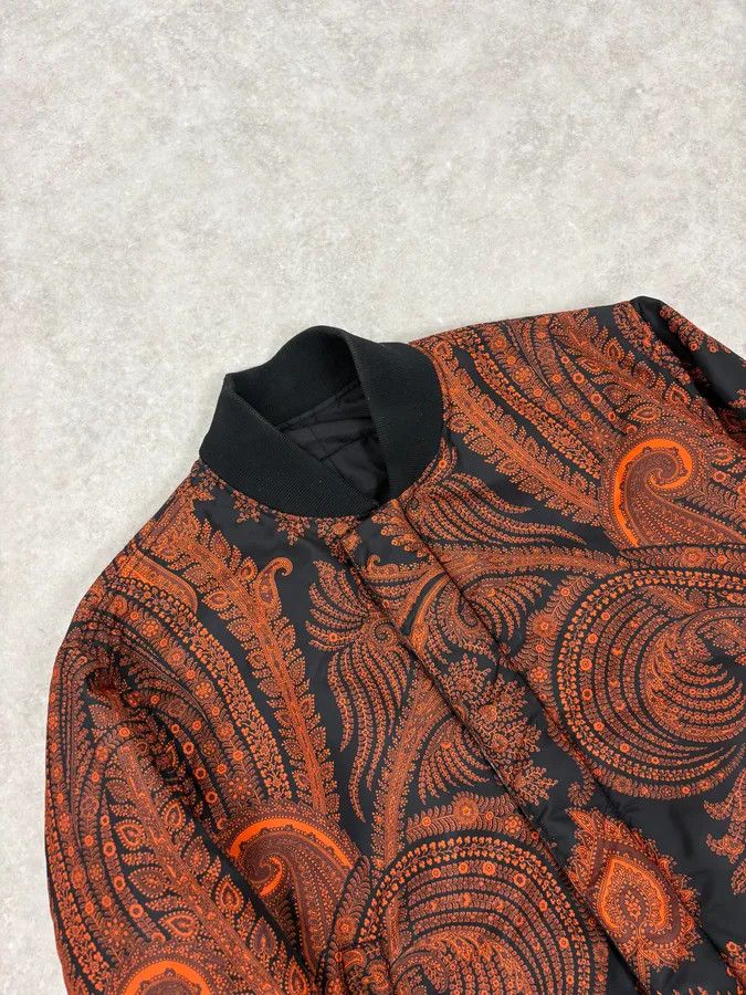 Givenchy Givenchy Reversible Presley Black & Orange Nylon Bomber Jacket by Riccardo Tisci Size US M / EU 48-50 / 2 - 9 Thumbnail