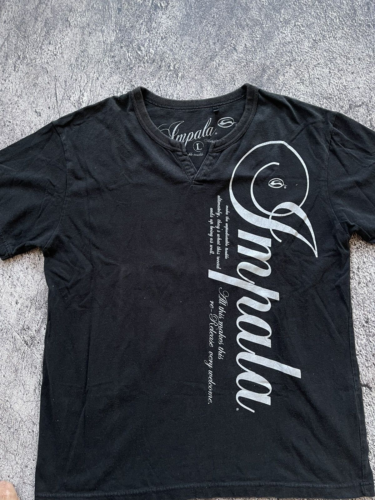 Japanese Brand Y2K Impala poem ifsixwasnine style tshirt Size US L / EU 52-54 / 3 - 5 Thumbnail