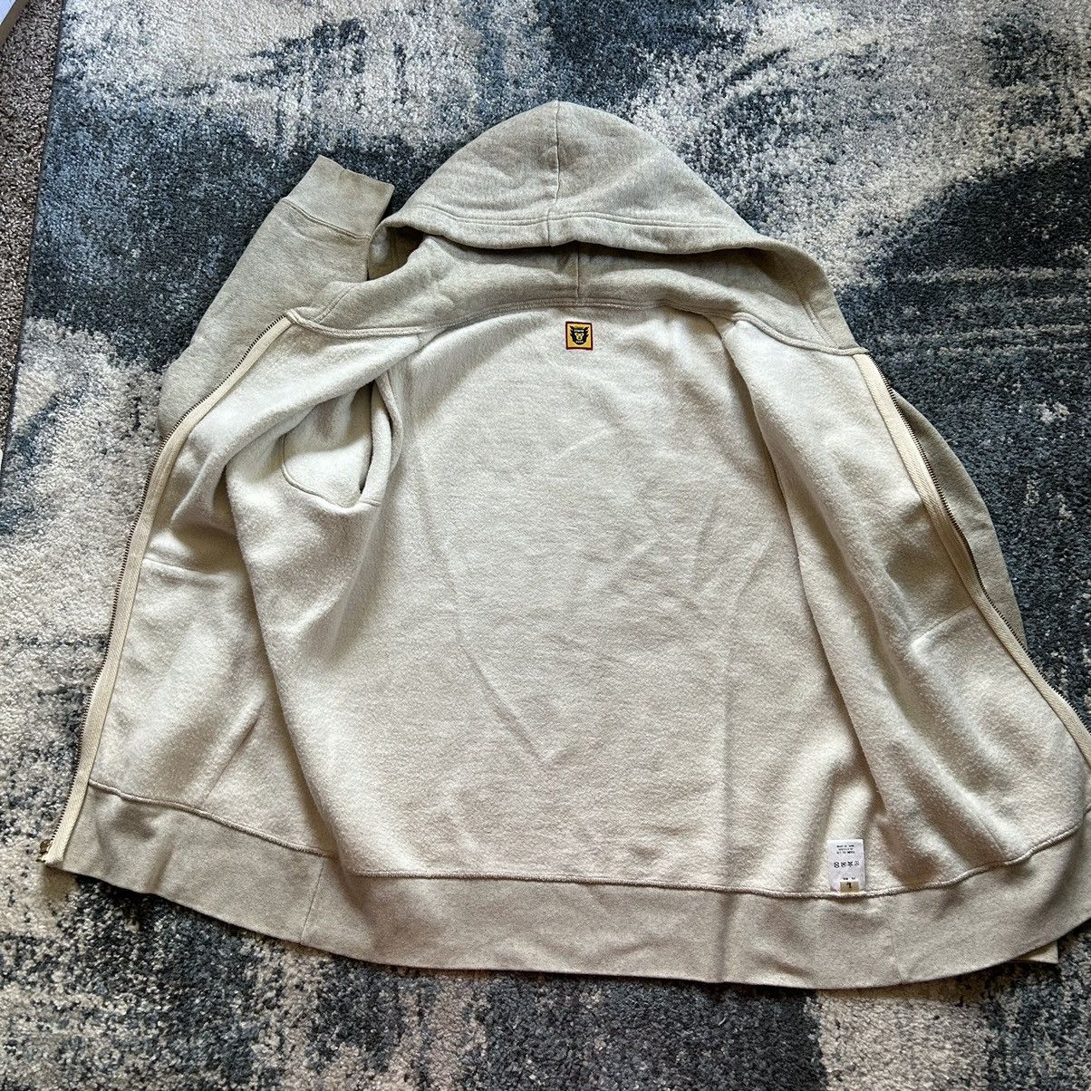 Human Made × Nigo × Vintage 2018 HM GOLD ZiP UP HOODiE SWEATSHiRT OATMEAL HEATHER GREY Size US L / EU 52-54 / 3 - 12 Thumbnail