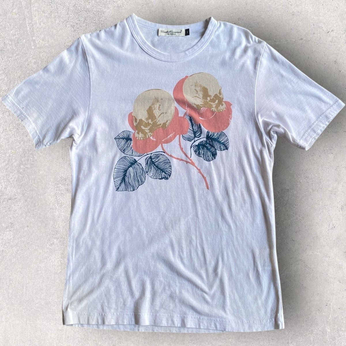 Undercover SS08 “Summer Madness” SkullRose T Shirt Size US S / EU 44-46 / 1 - 1 Thumbnail