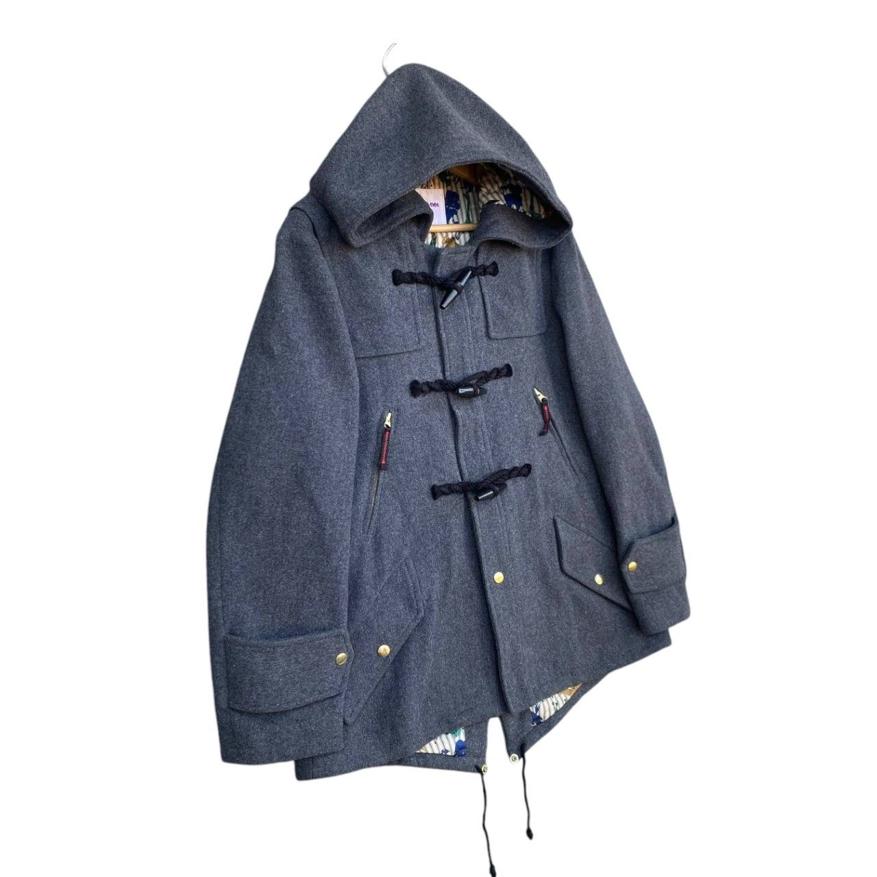 Ne-Net Né-net Issey Miyake Japan Designer Wool Toggle Duffle Coat Size US M / EU 48-50 / 2 - 4 Thumbnail