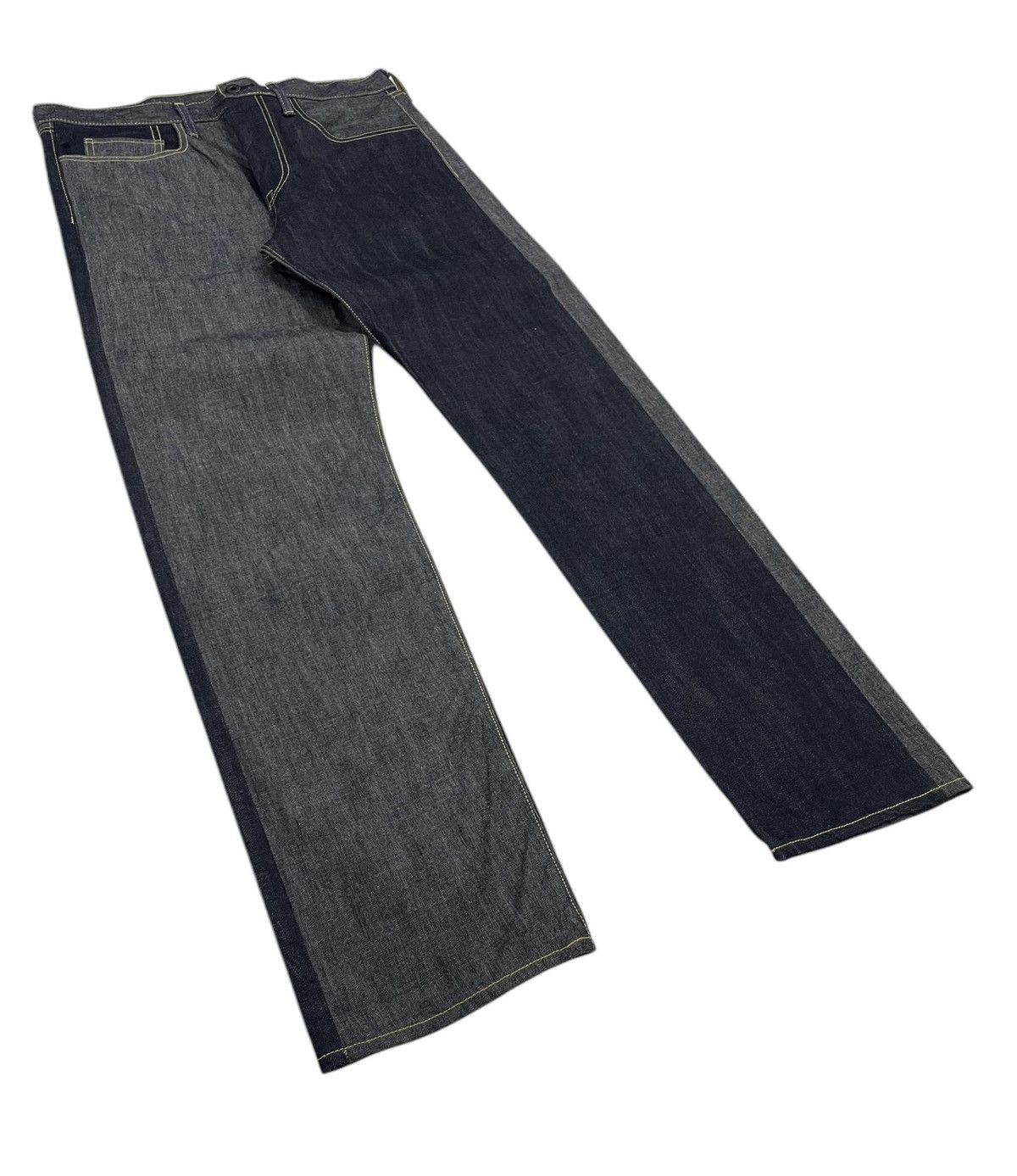 Kapital × Kapital Kountry Kapital Mottainai Denim Double Tones Jeans Size US 34 / EU 50 - 2 Thumbnail