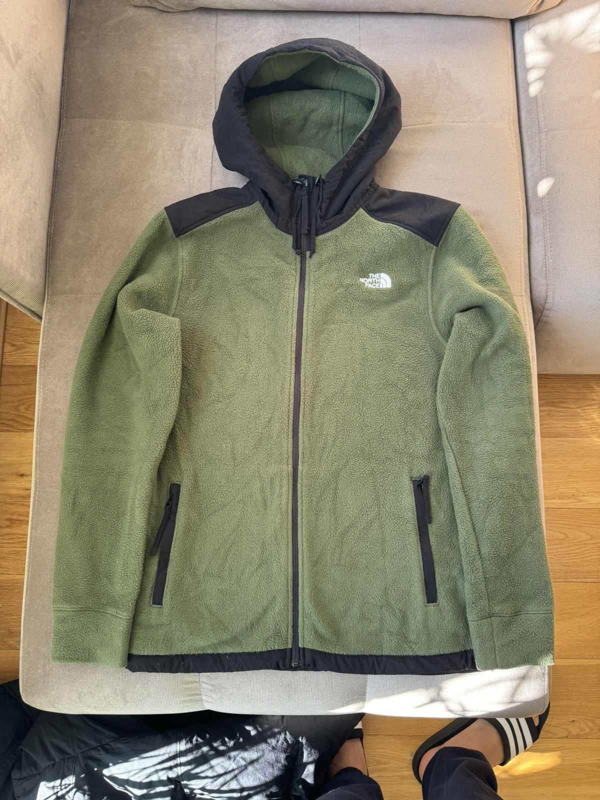 The North Face The North Face hooded fleece Small green Size US S / EU 44-46 / 1 - 1 Thumbnail