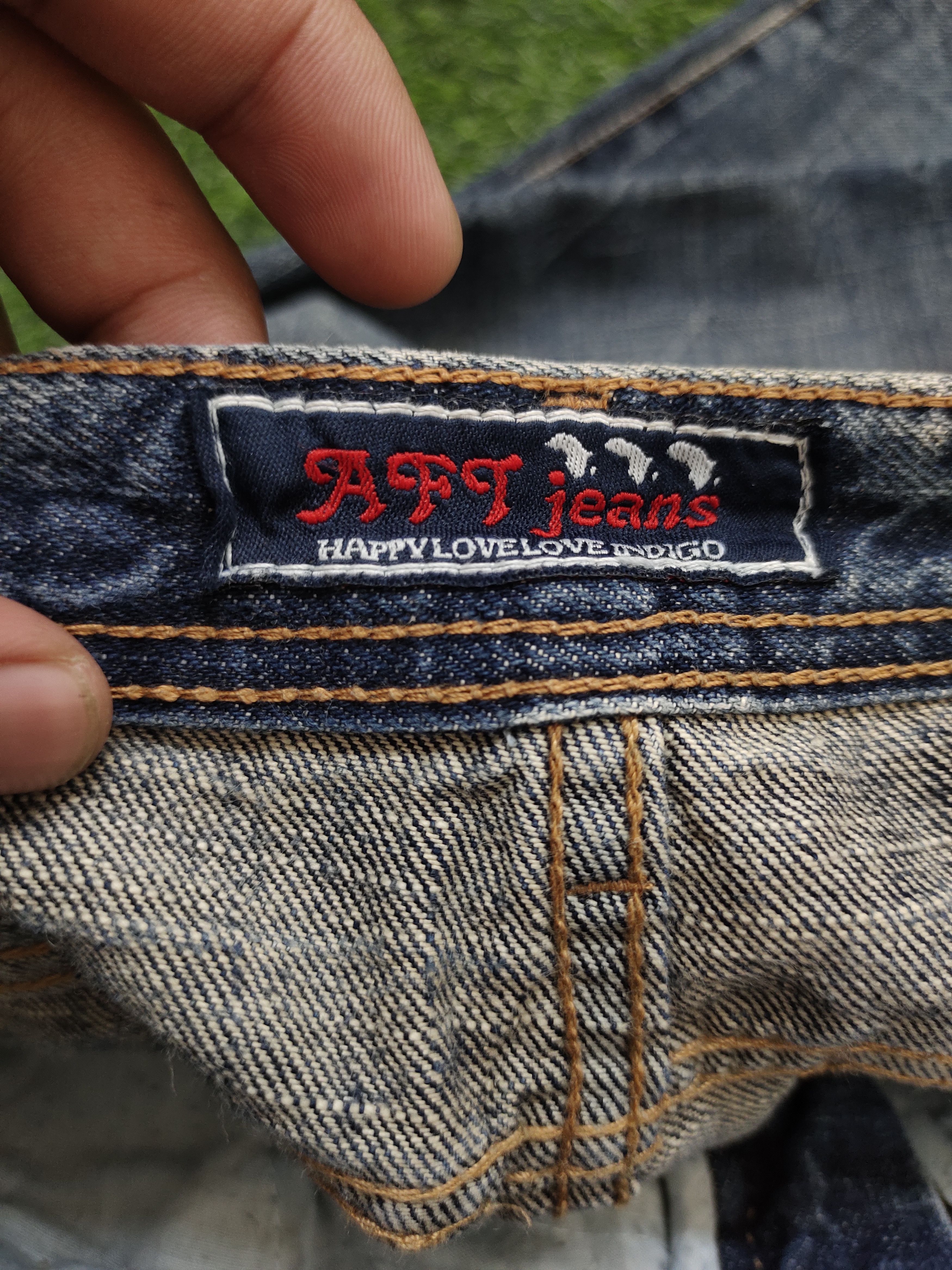 If Six Was Nine Flare Jeans Aft Japan Distress Faded Boot Cut Y2k Mudmax Size US 29 - 20 Thumbnail