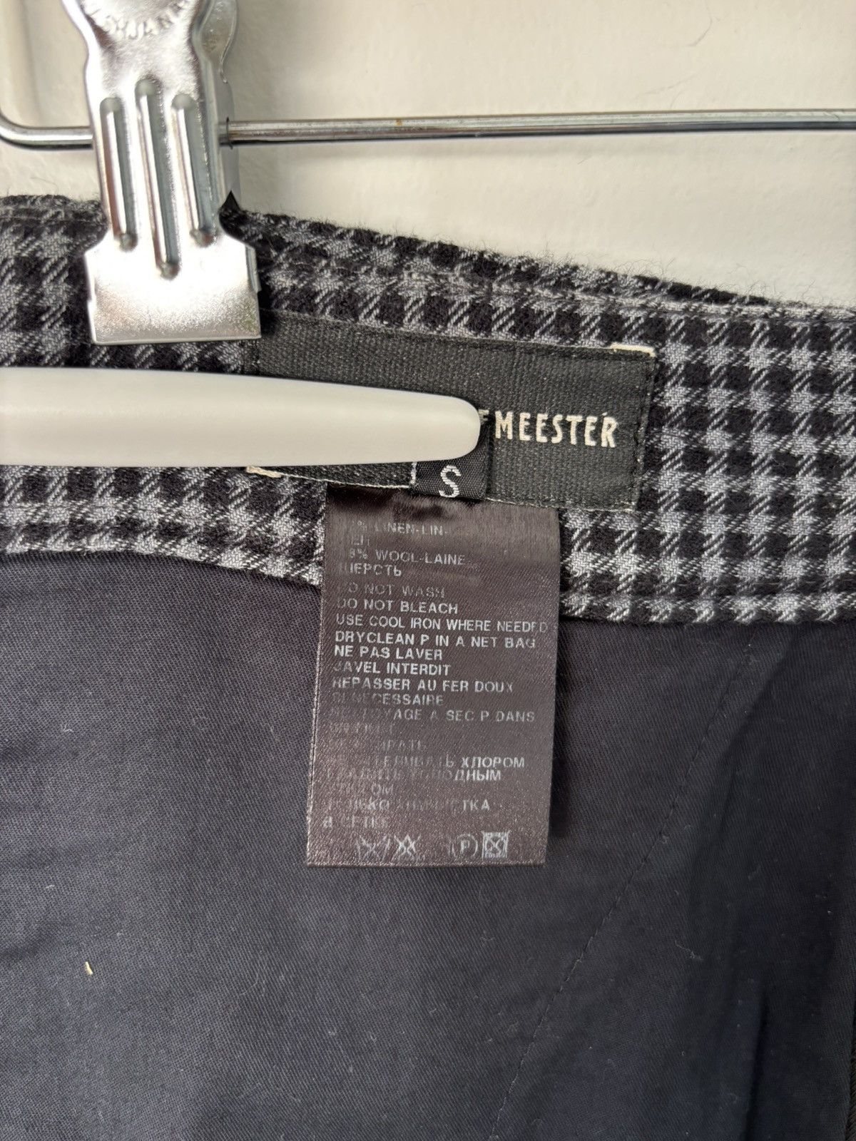 Ann Demeulemeester Ann Demeulemeester Checker Trouser Size US 31 - 9 Thumbnail