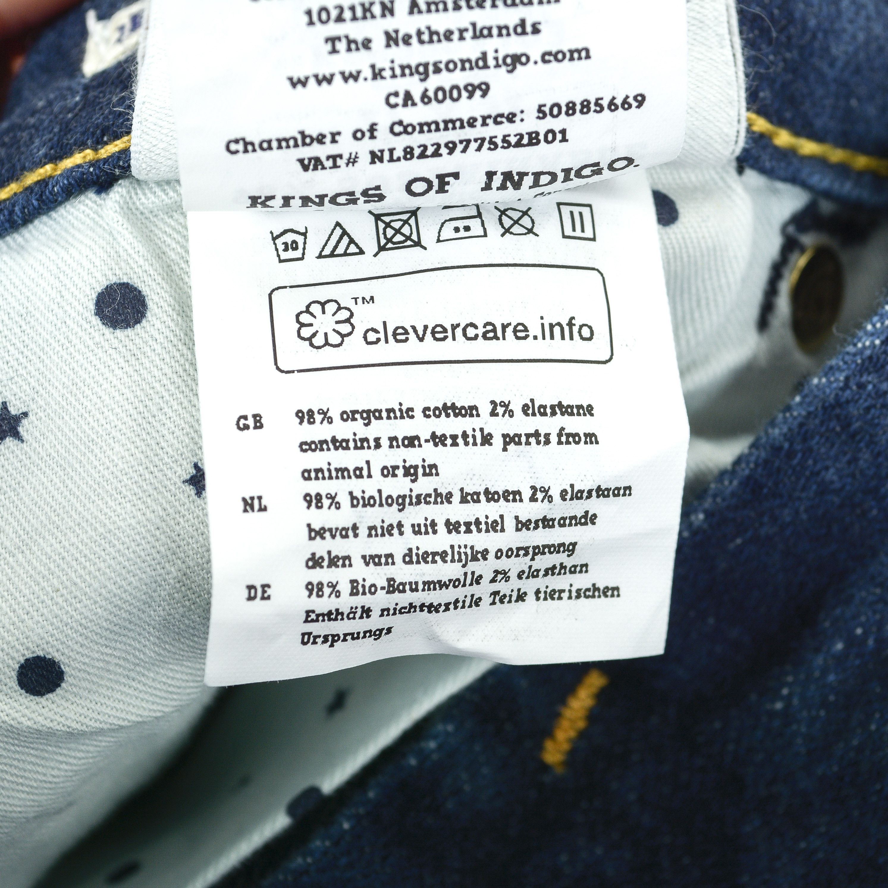 Kings Of Indigo Juno Super Slim W27 L32 Slim Jeans Denim Pants Trousers Size 27" / US 4 / IT 40 - 7 Thumbnail